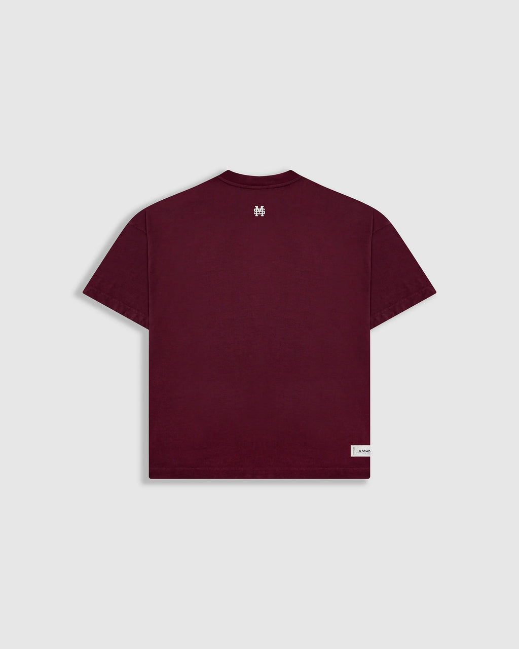 Monoic Camiseta Boxy Fit Básica V3 - Burgundy