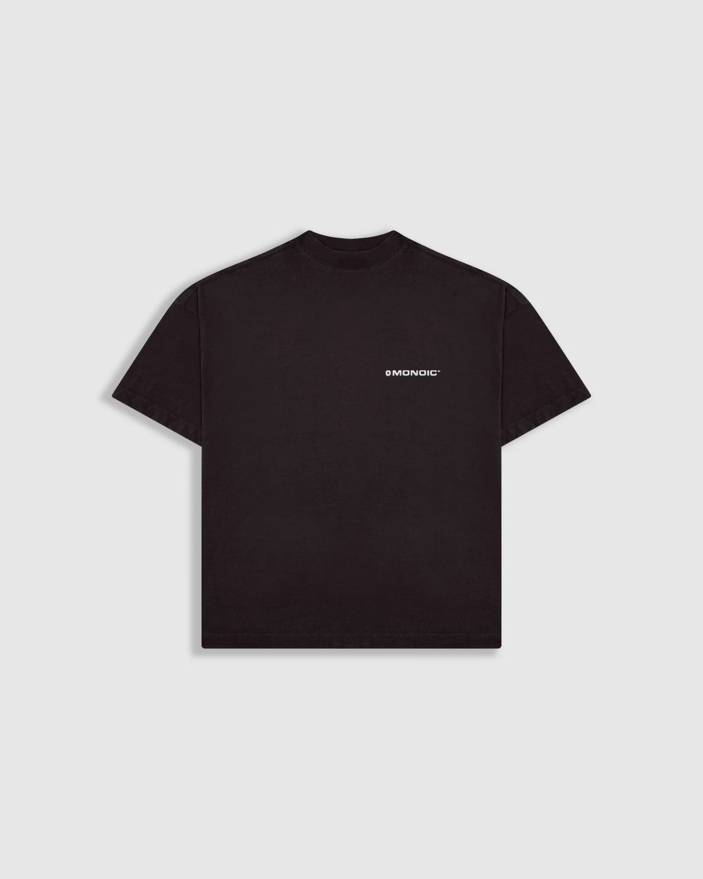 Monoic Camiseta Boxy Fit Básica V4 - Café Chocolate