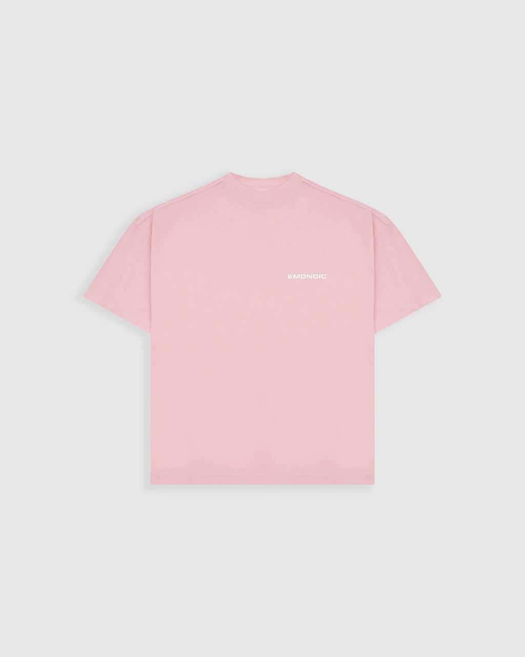 Monoic Camiseta Boxy Fit Básica V3 - Rosado Pastel