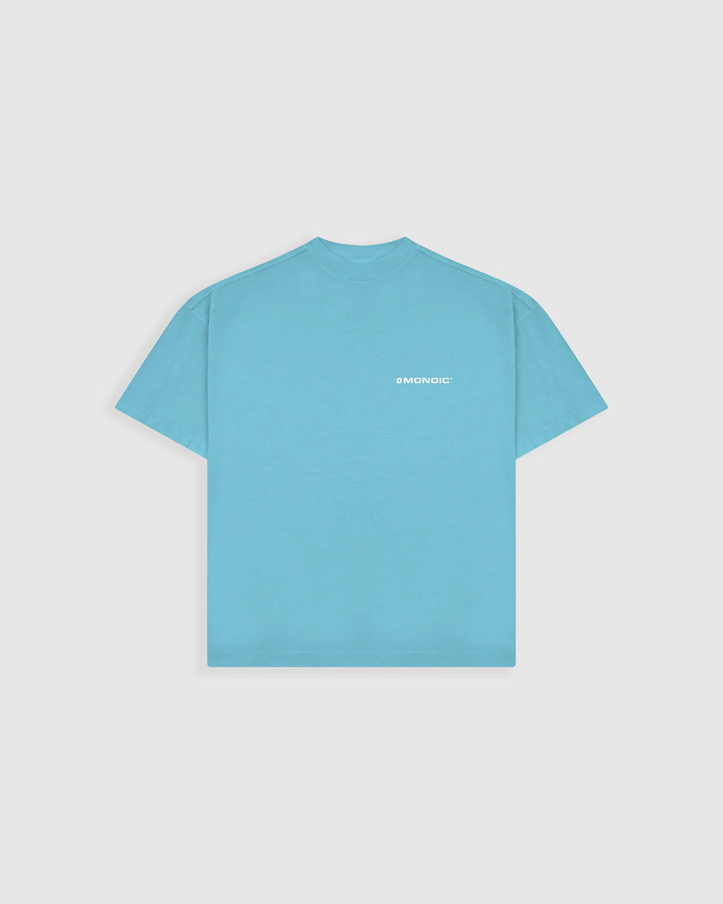 Monoic Camiseta Boxy Fit Básica V4 - Azul Claro