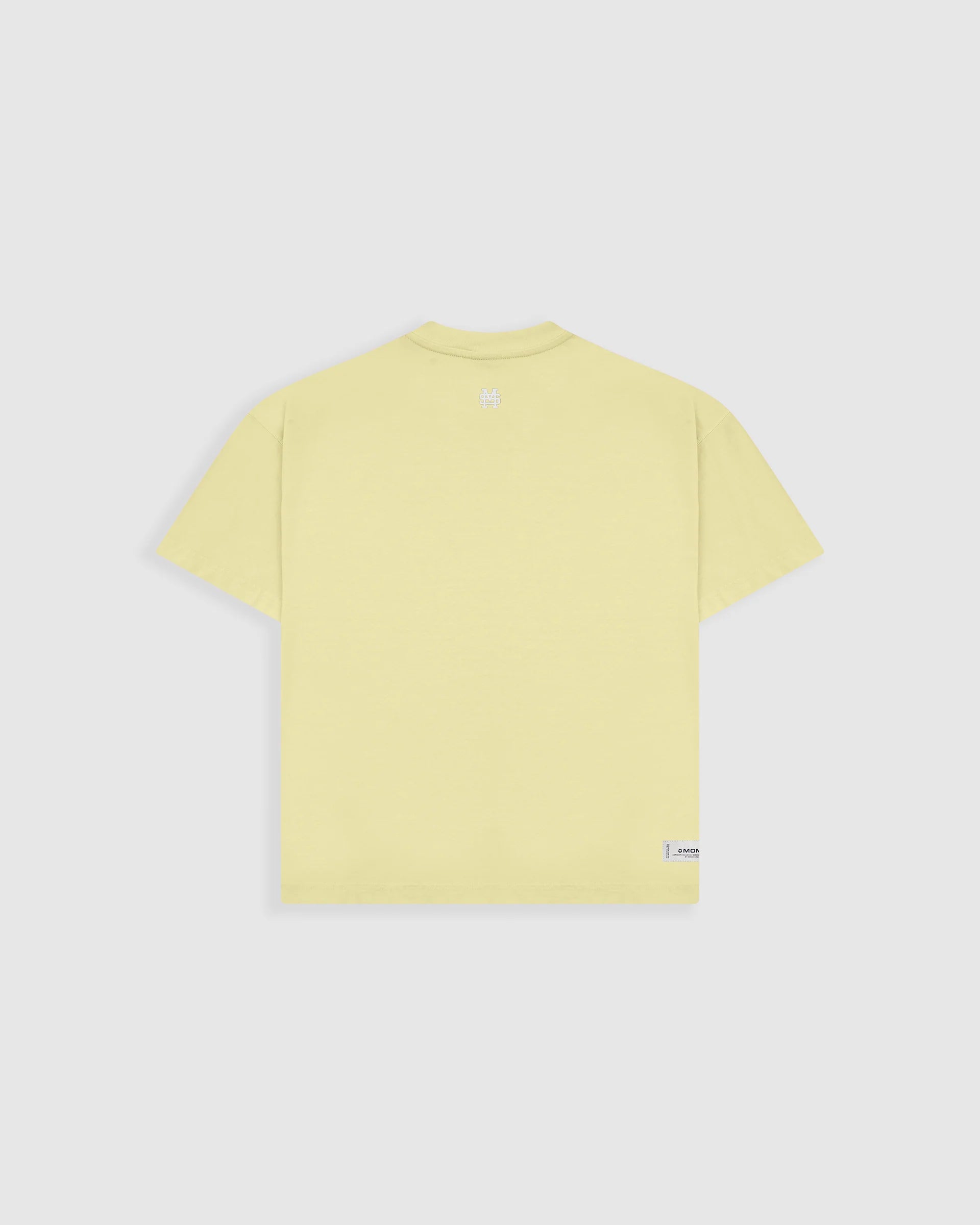 Monoic Camiseta Boxy Fit Básica V3 - Amarillo Pastel