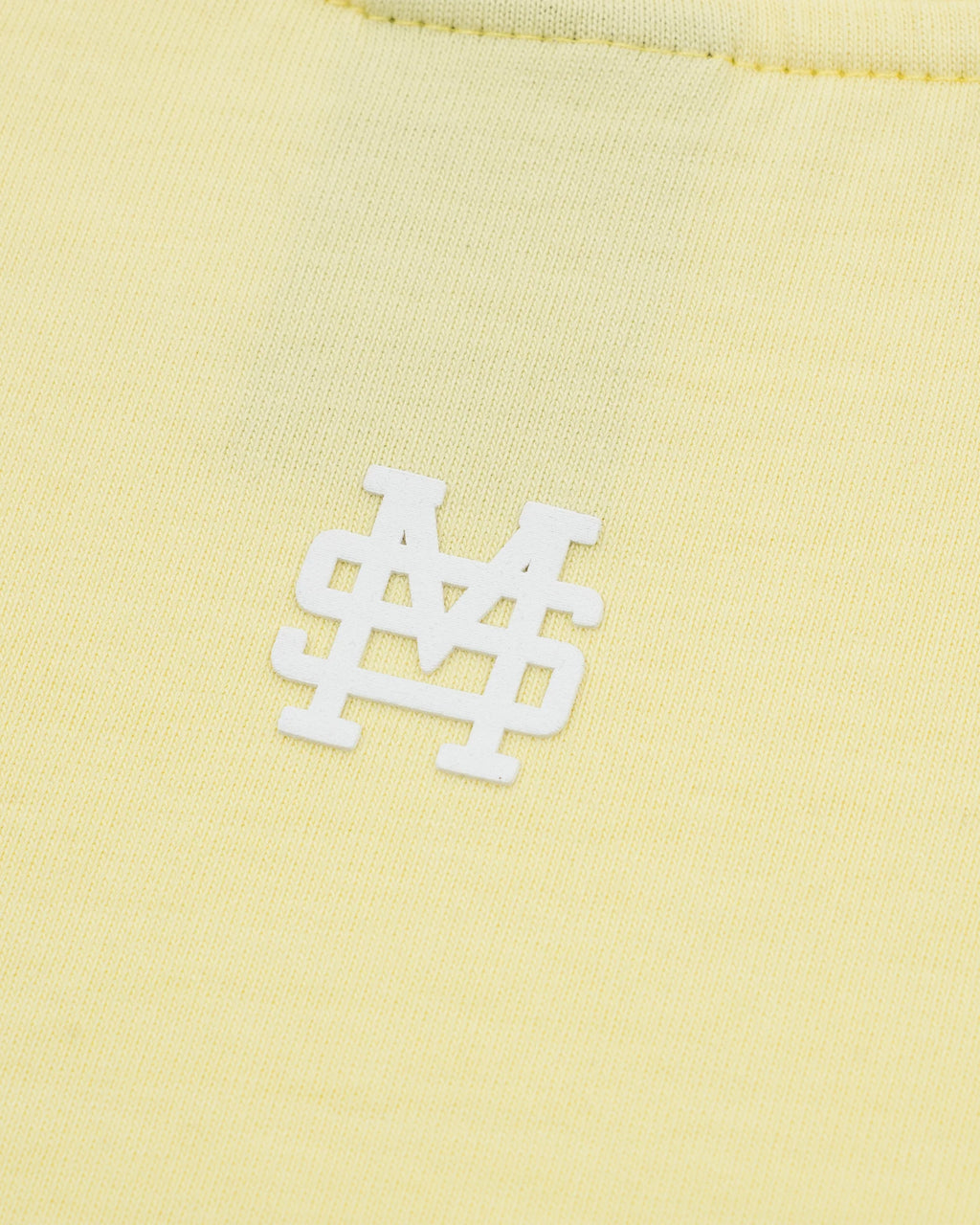 Monoic Camiseta Oversized Básica V3 - Amarillo Pastel