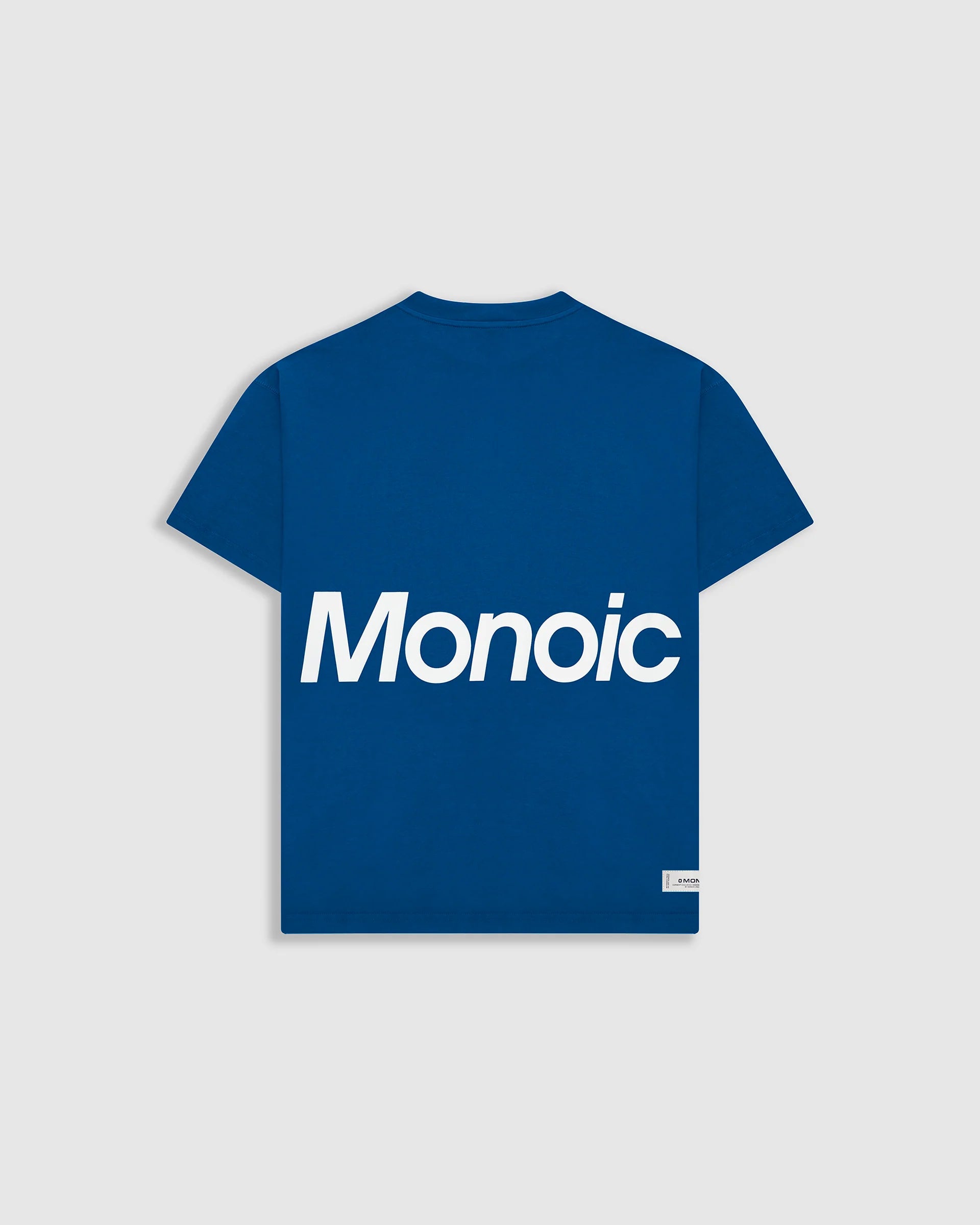 Monoic Camiseta Logo Oversized V4 - Azul Cobalto