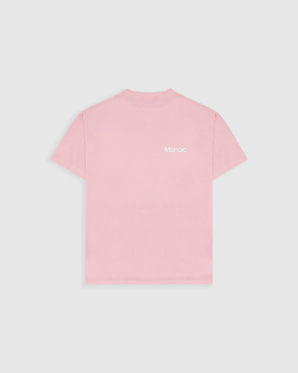 Monoic Camiseta Logo Oversized V3 - Rosado Pastel