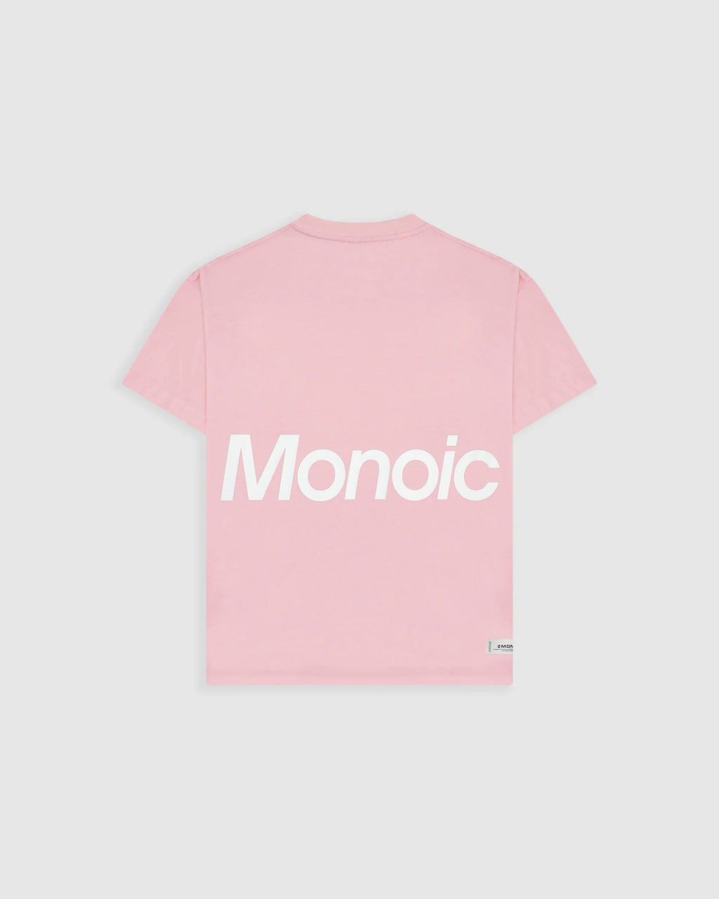 Monoic Camiseta Logo Oversized V3 - Rosado Pastel