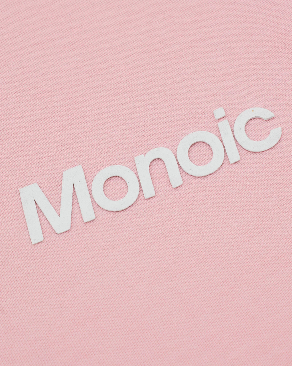 Monoic Camiseta Logo Oversized V3 - Rosado Pastel