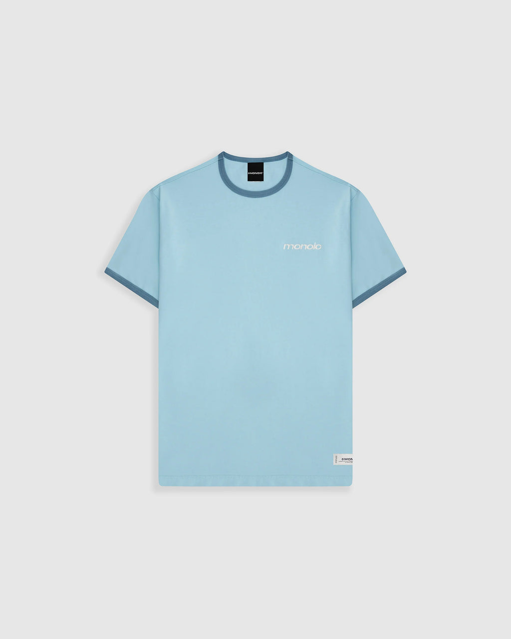 Monoic Camiseta Ringer Tee – Azul Cielo