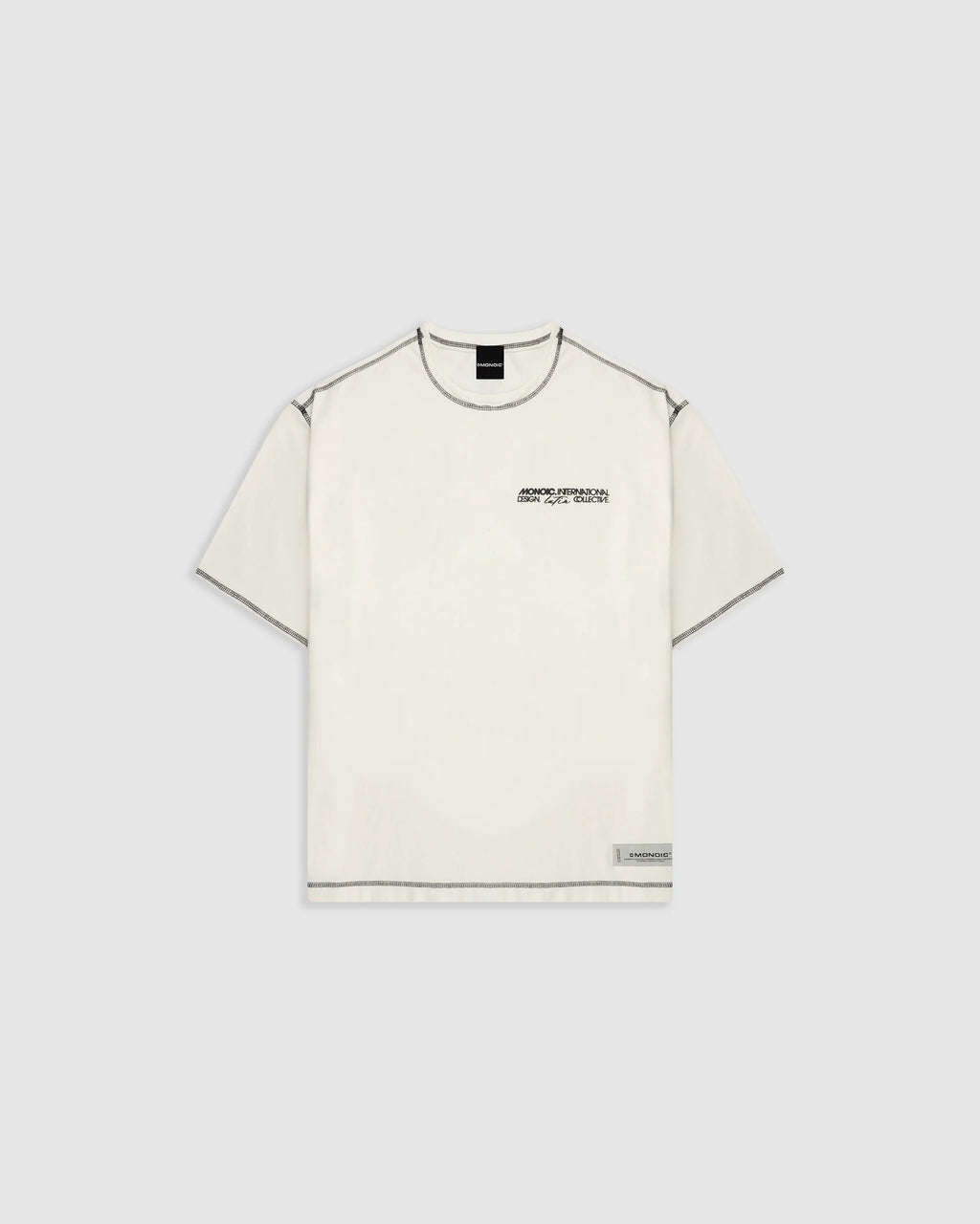 Monoic Camiseta Boxy Fit Design Collective - Off White