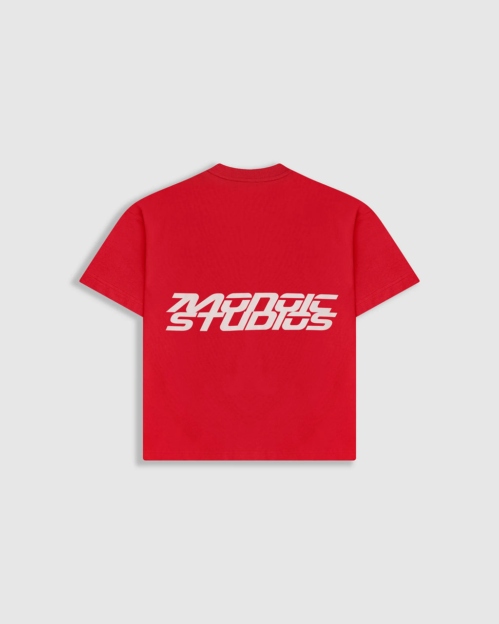 Monoic Camiseta Boxy Fit Speed - Pompeian Red