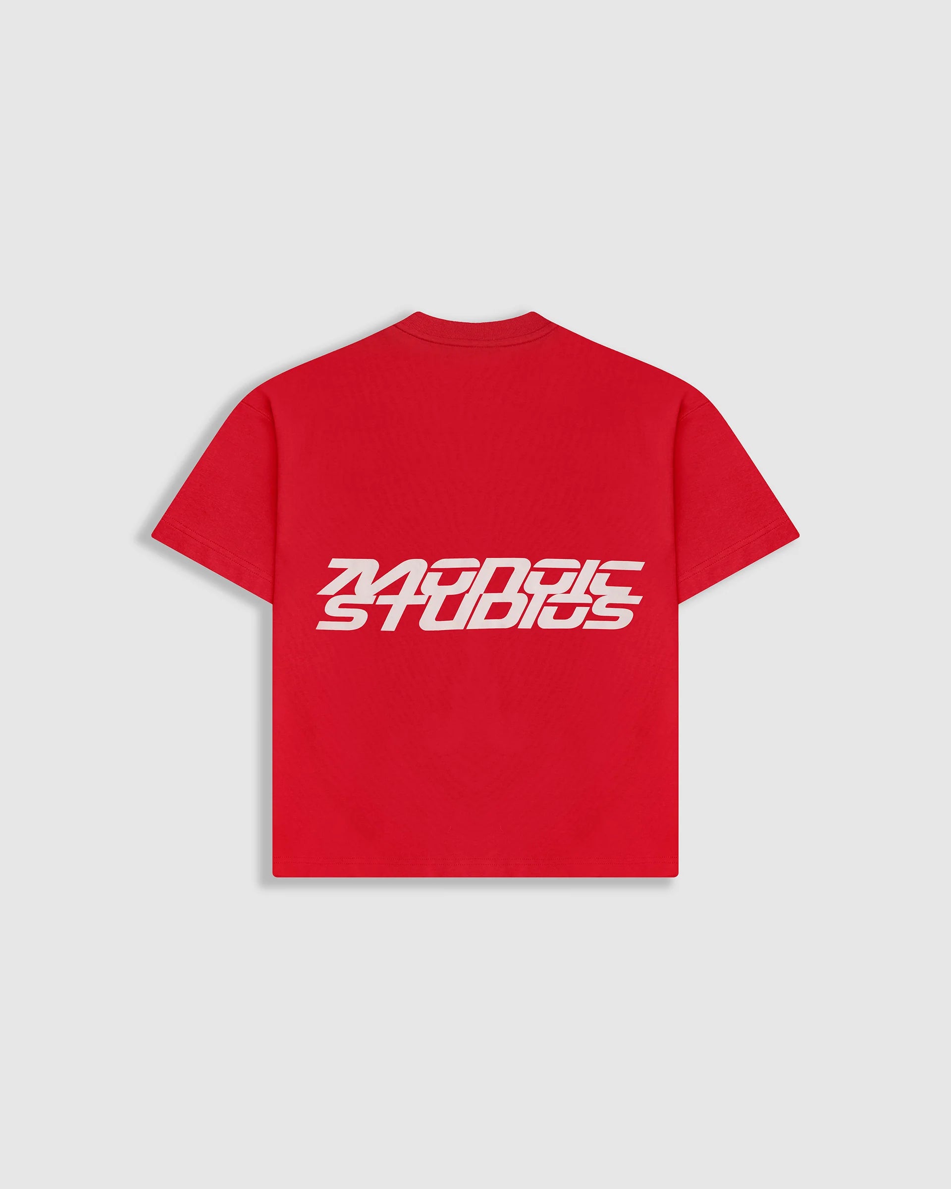 Monoic Camiseta Boxy Fit Speed - Pompeian Red