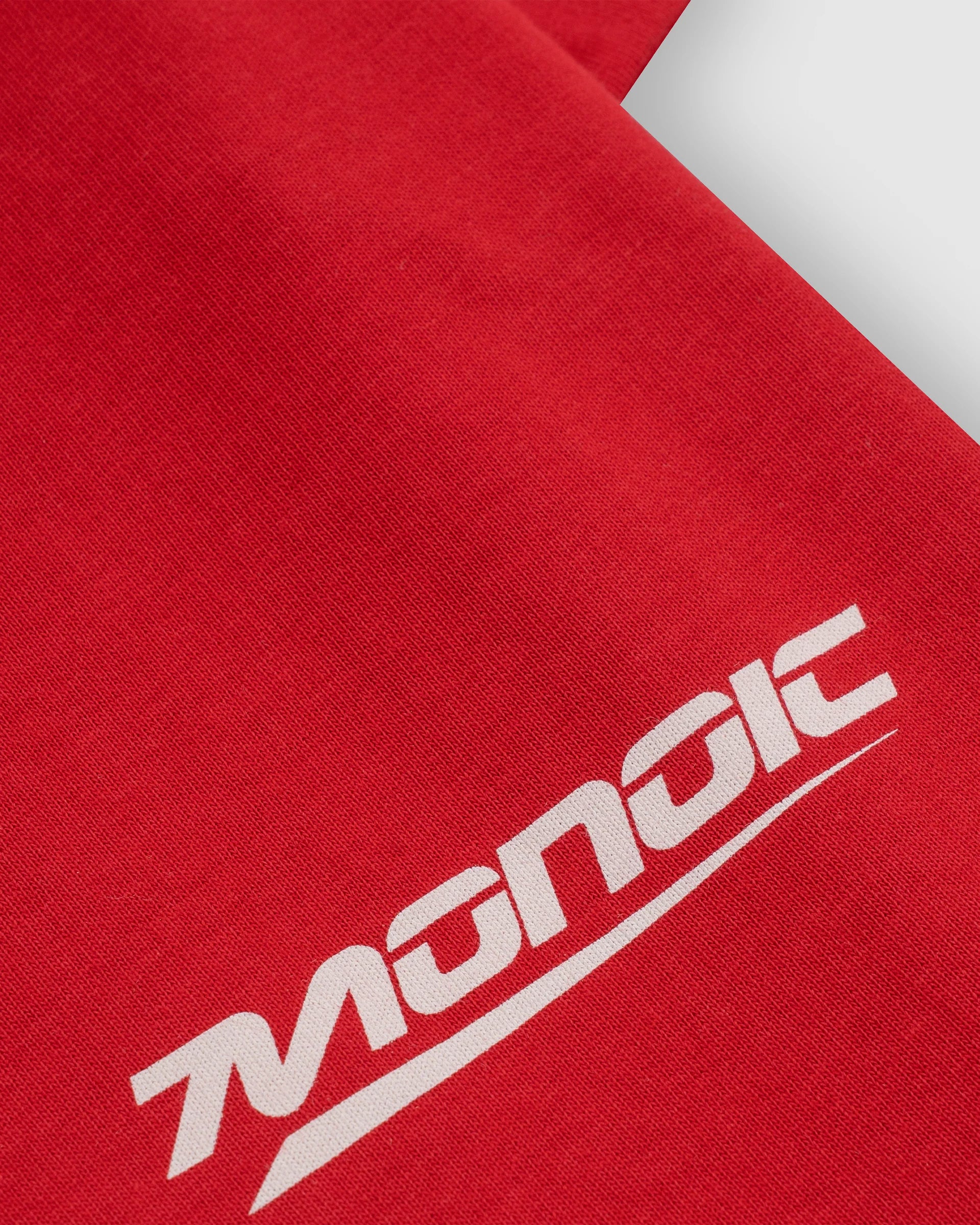 Monoic Camiseta Boxy Fit Speed - Pompeian Red