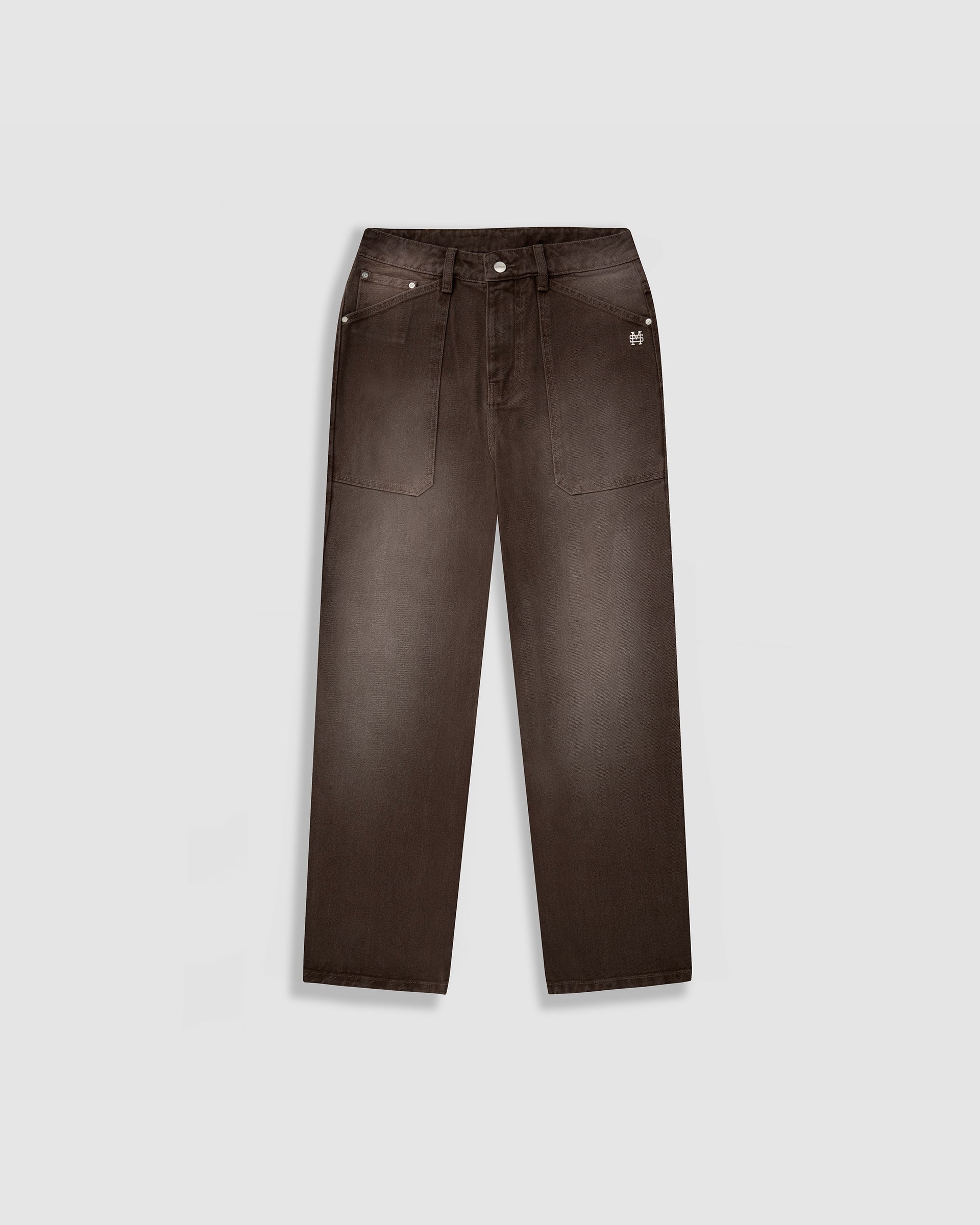 Monoic Pocket Straight Pants – Café Desgastado