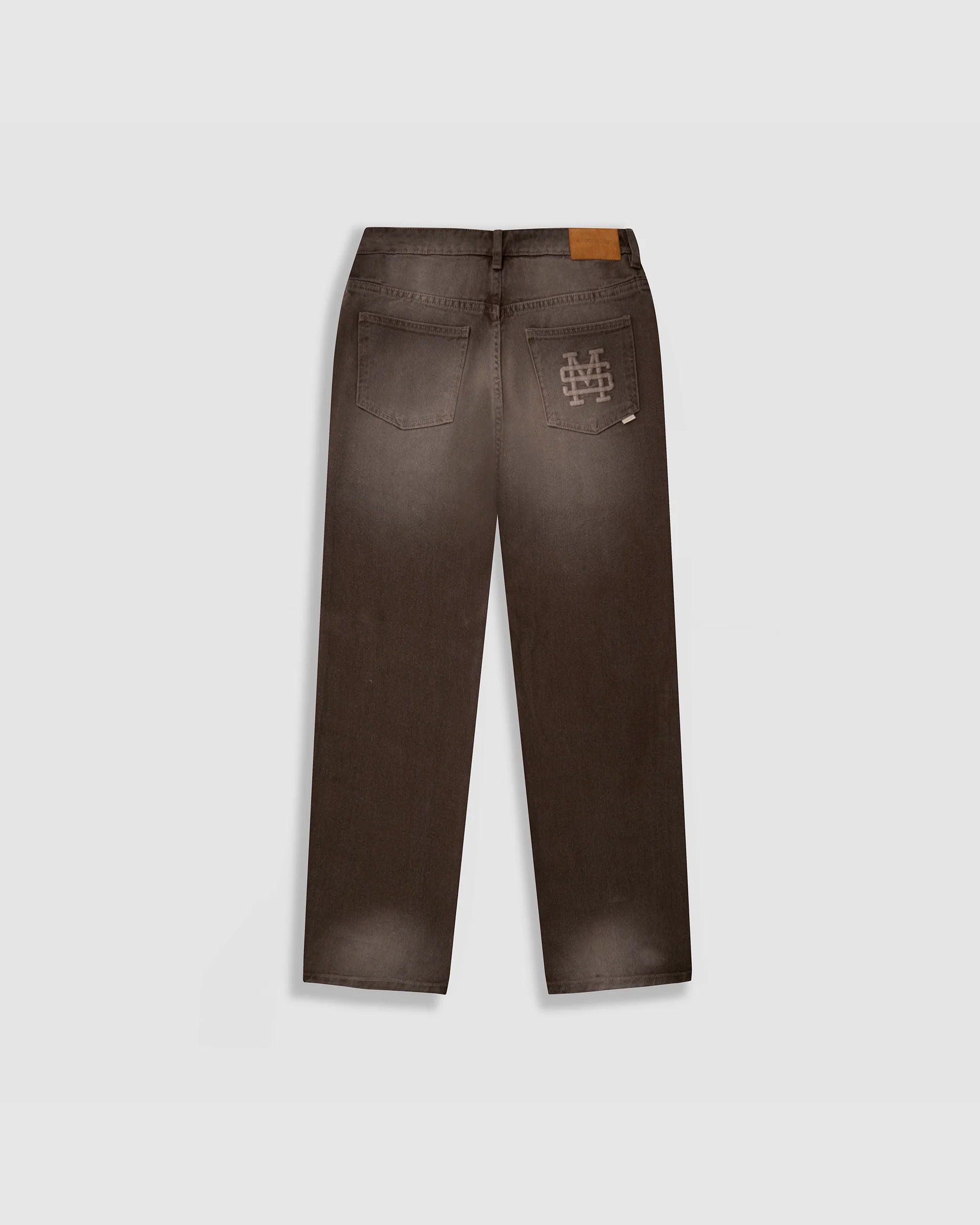 Monoic Pocket Straight Pants – Café Desgastado
