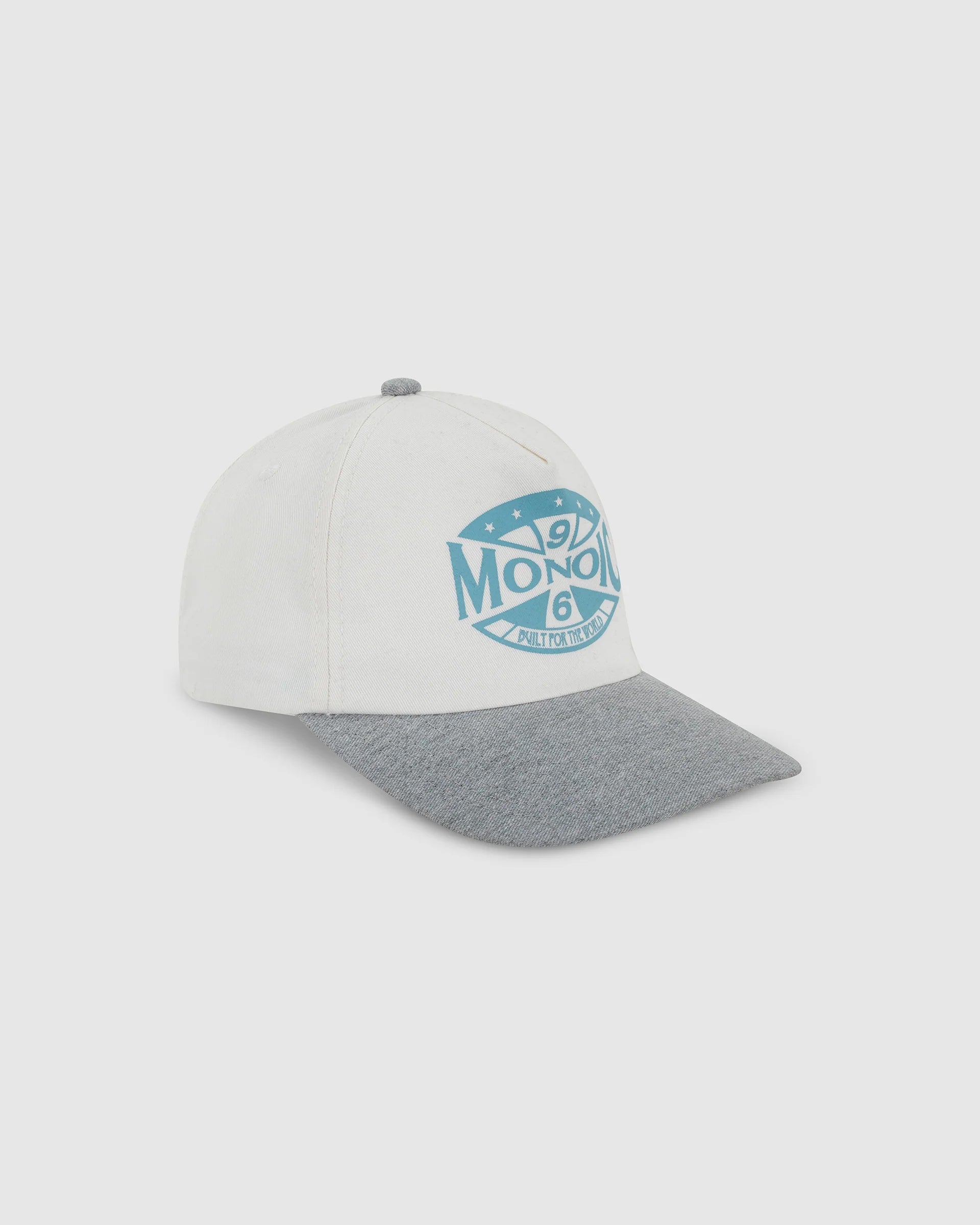 Monoic Gorra Compass - Blanco Hueso y Azul Claro