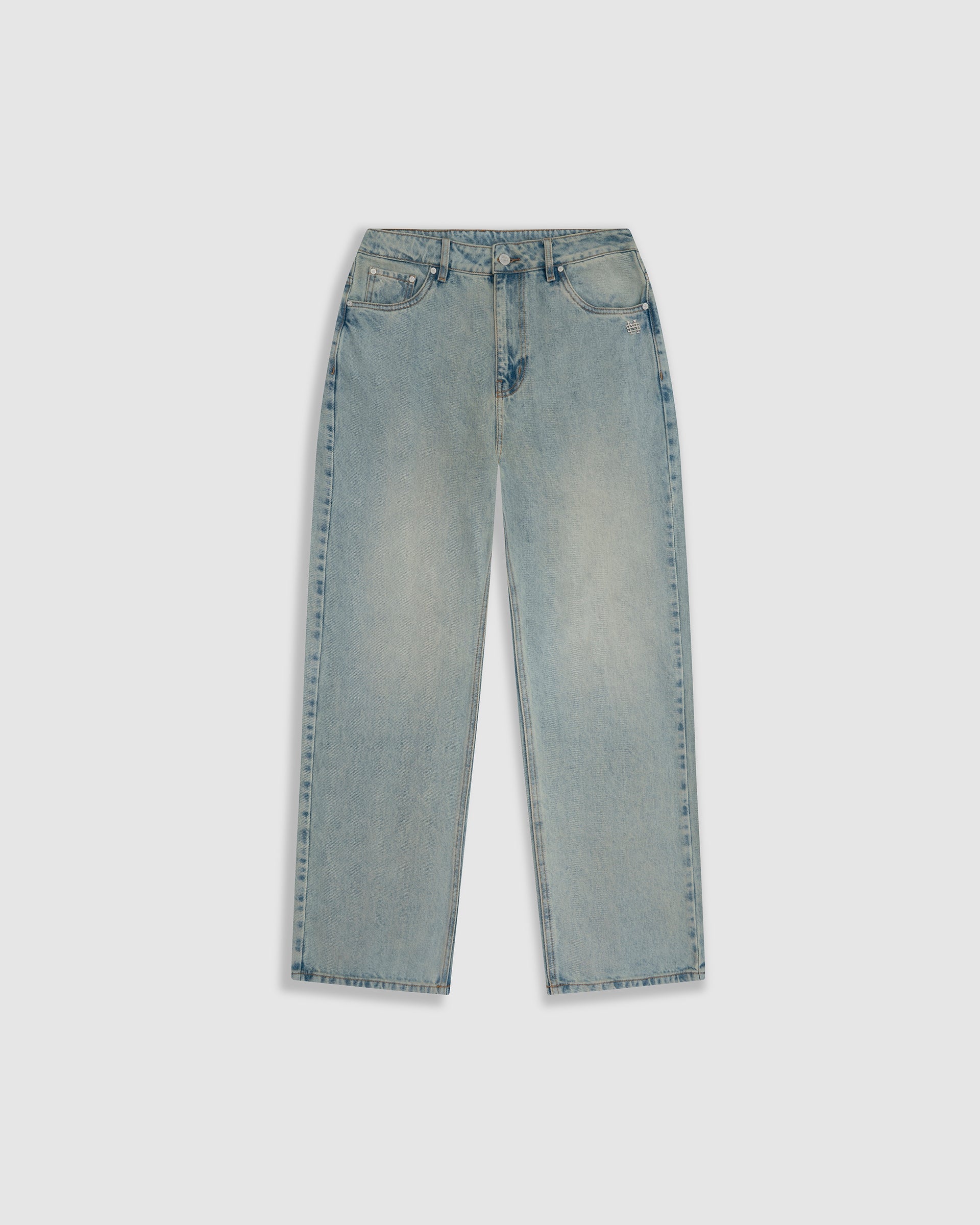 Monoic Straight Fit Rally Jeans - Dust Wash