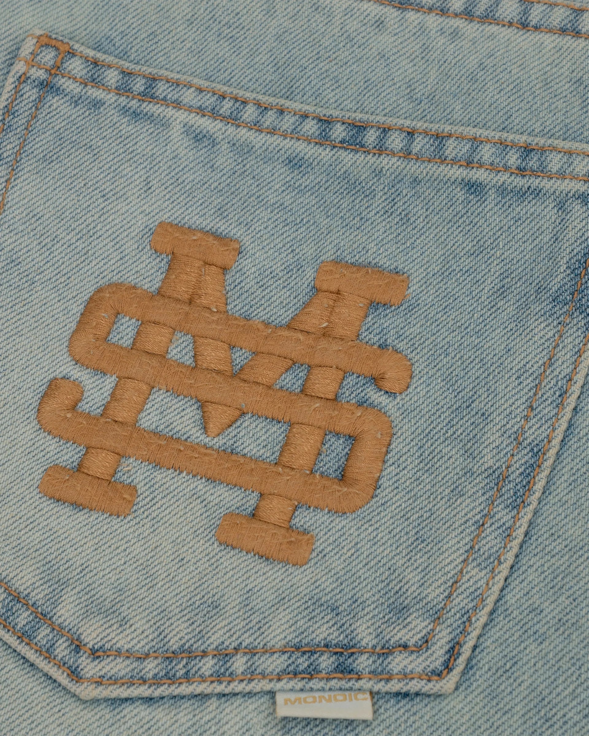 Monoic Straight Fit Rally Jeans - Dust Wash