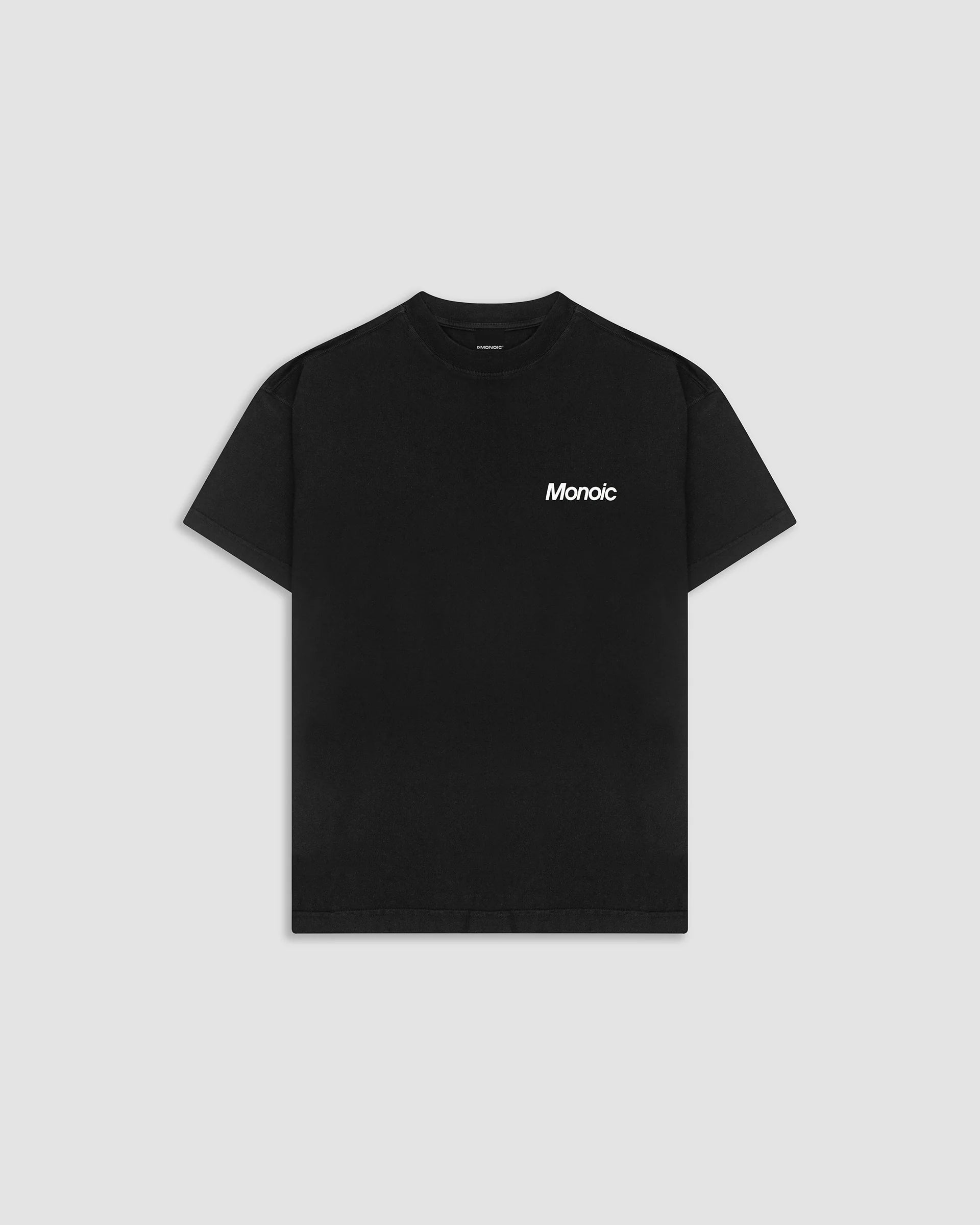 Monoic Camiseta Logo Oversized V2 - Negro Oscuro