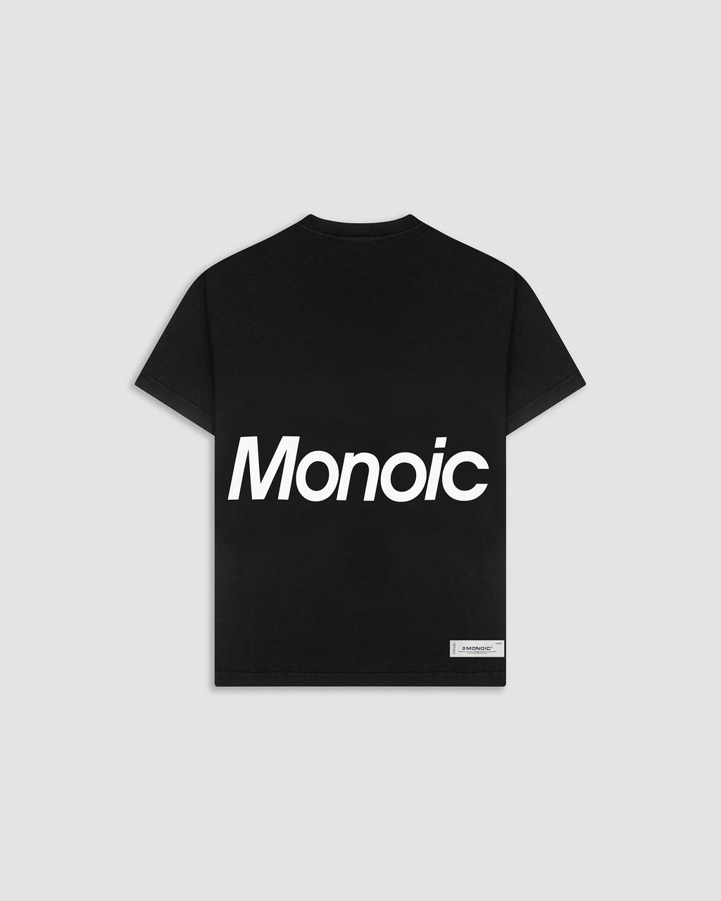 Monoic Camiseta Logo Oversized V2 - Negro Oscuro