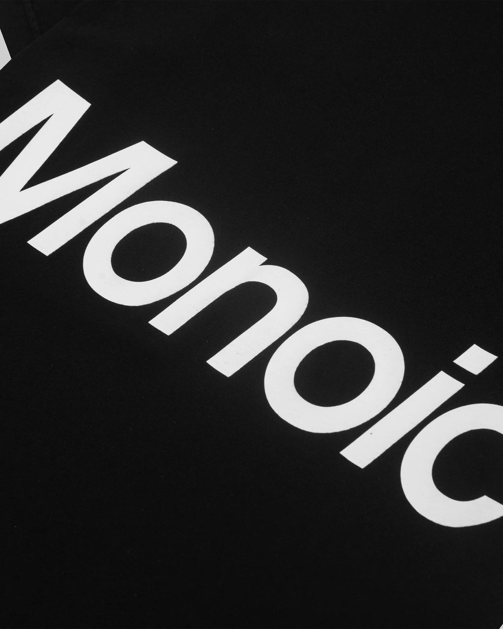 Monoic Camiseta Logo Oversized V2 - Negro Oscuro