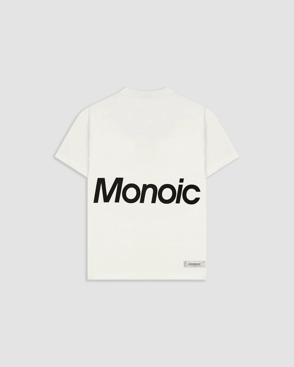 Monoic Camiseta Logo Oversized V2 - Off White