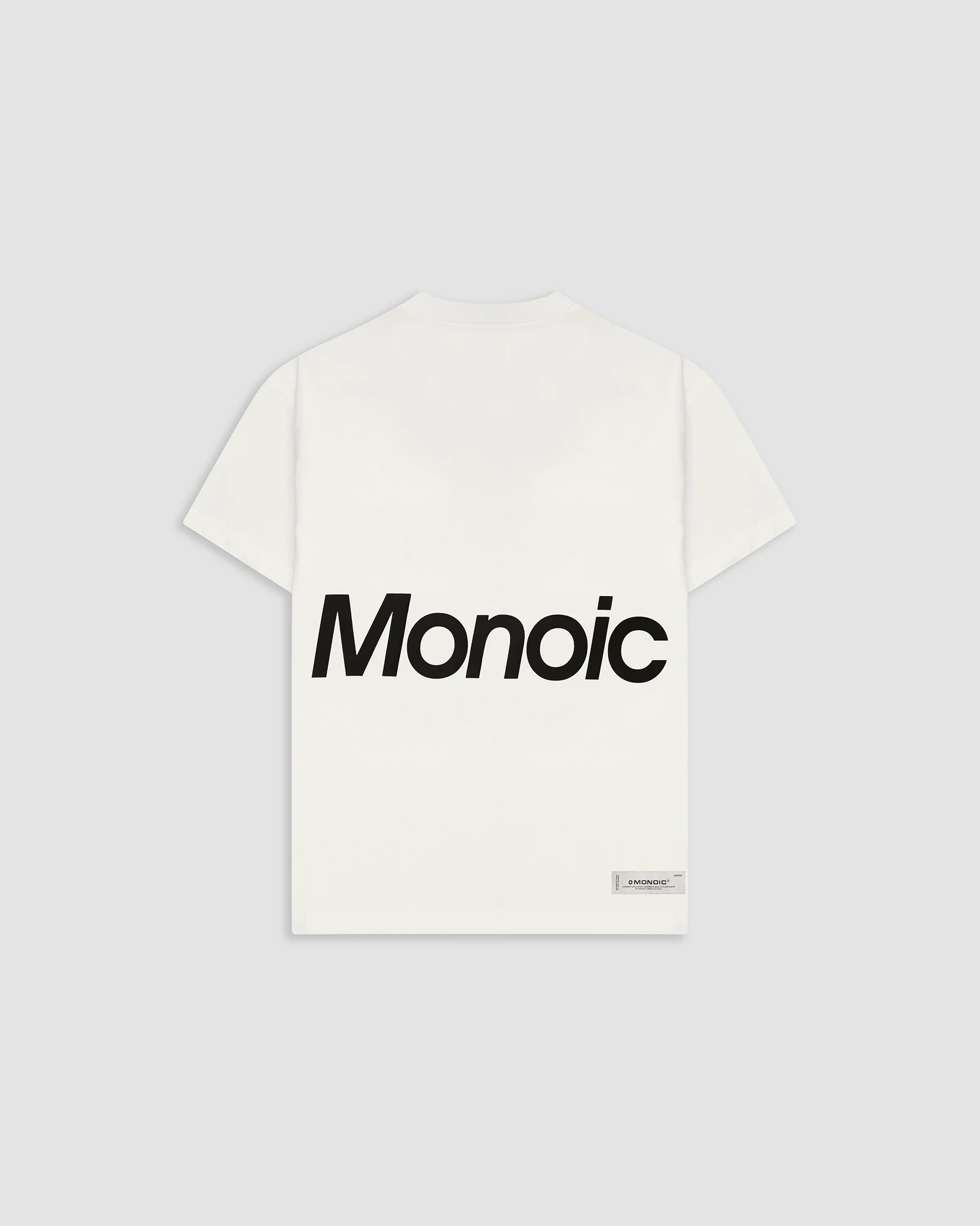 Monoic Camiseta Logo Oversized V2 - Off White