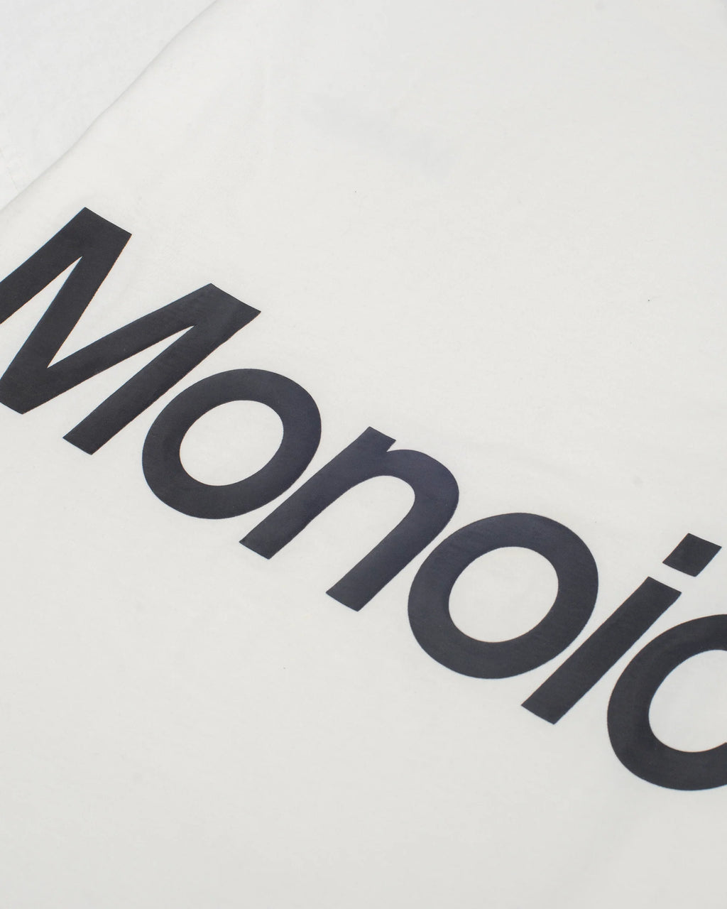 Monoic Camiseta Logo Oversized V2 - Off White