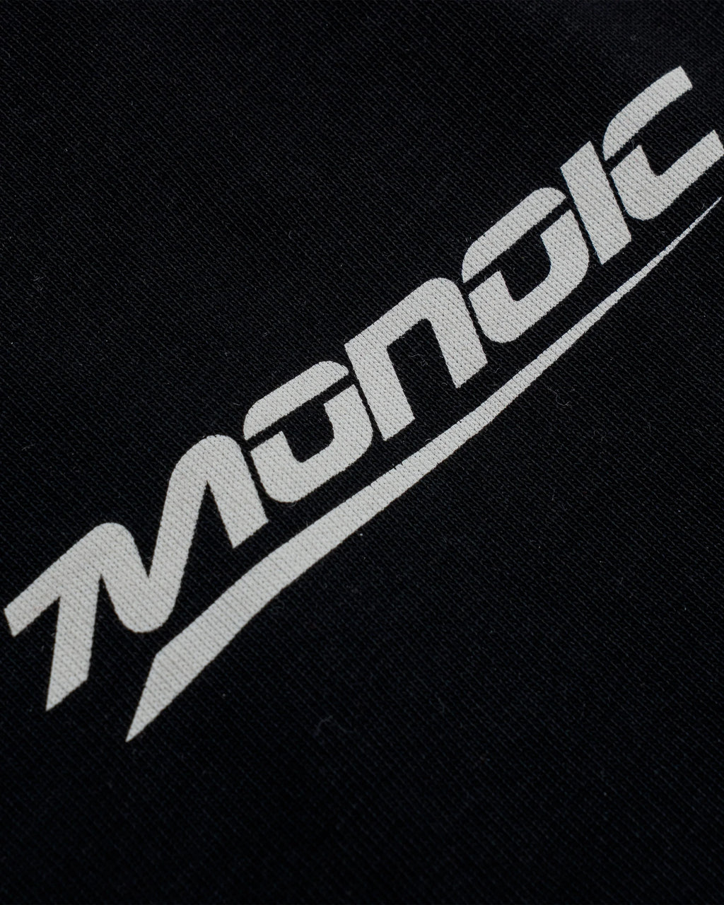 Monoic Camiseta Boxy Fit Speed - Negro Oscuro