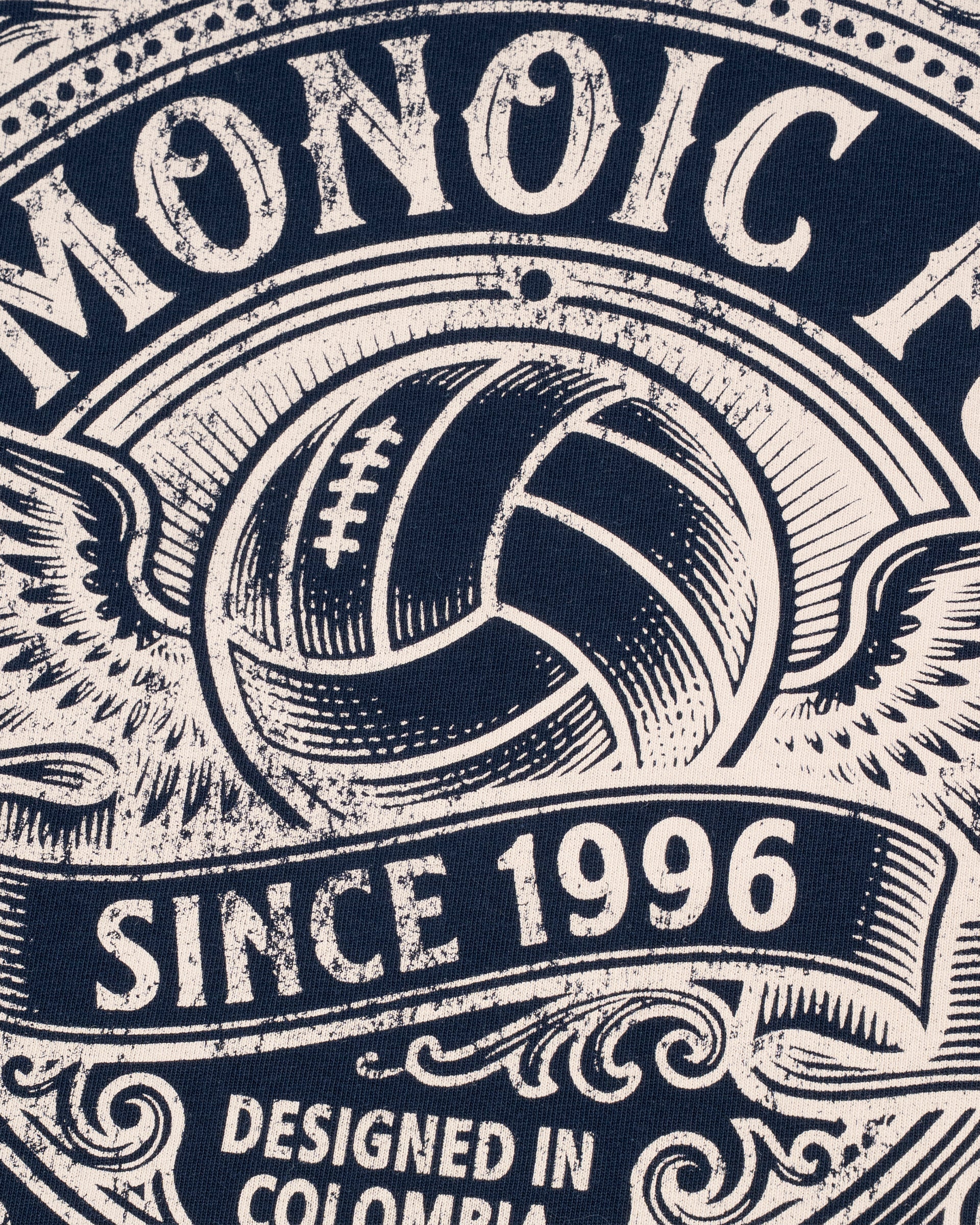 Monoic Camiseta Oversized Retro Dream Team - Navy Blue