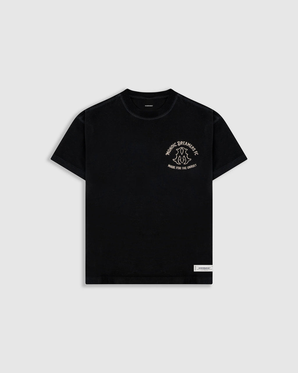 Monoic Camiseta Oversized Dreamers Club - Negro Oscuro