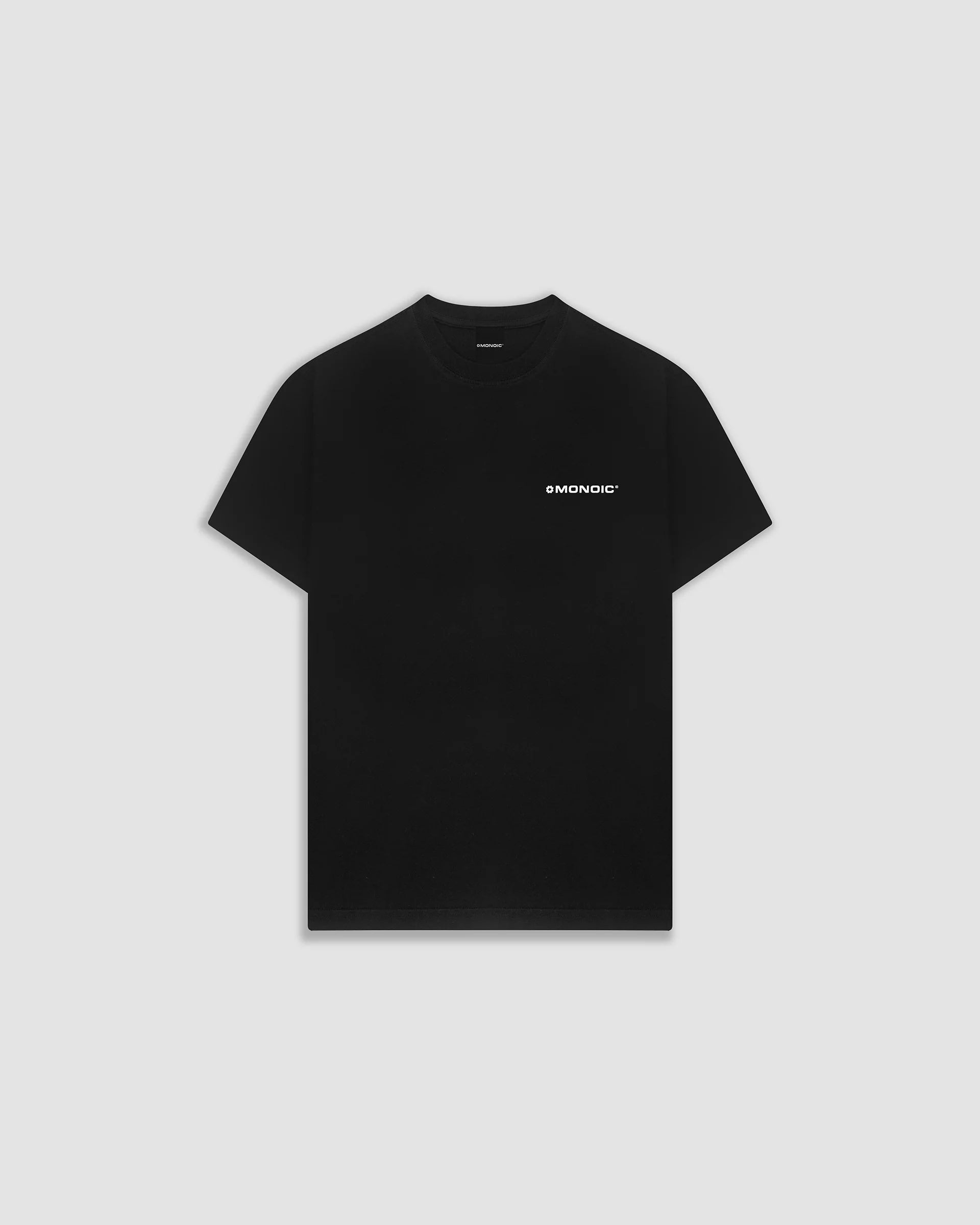 Monoic Camiseta Regular Fit Básica V2 - Negro Oscuro