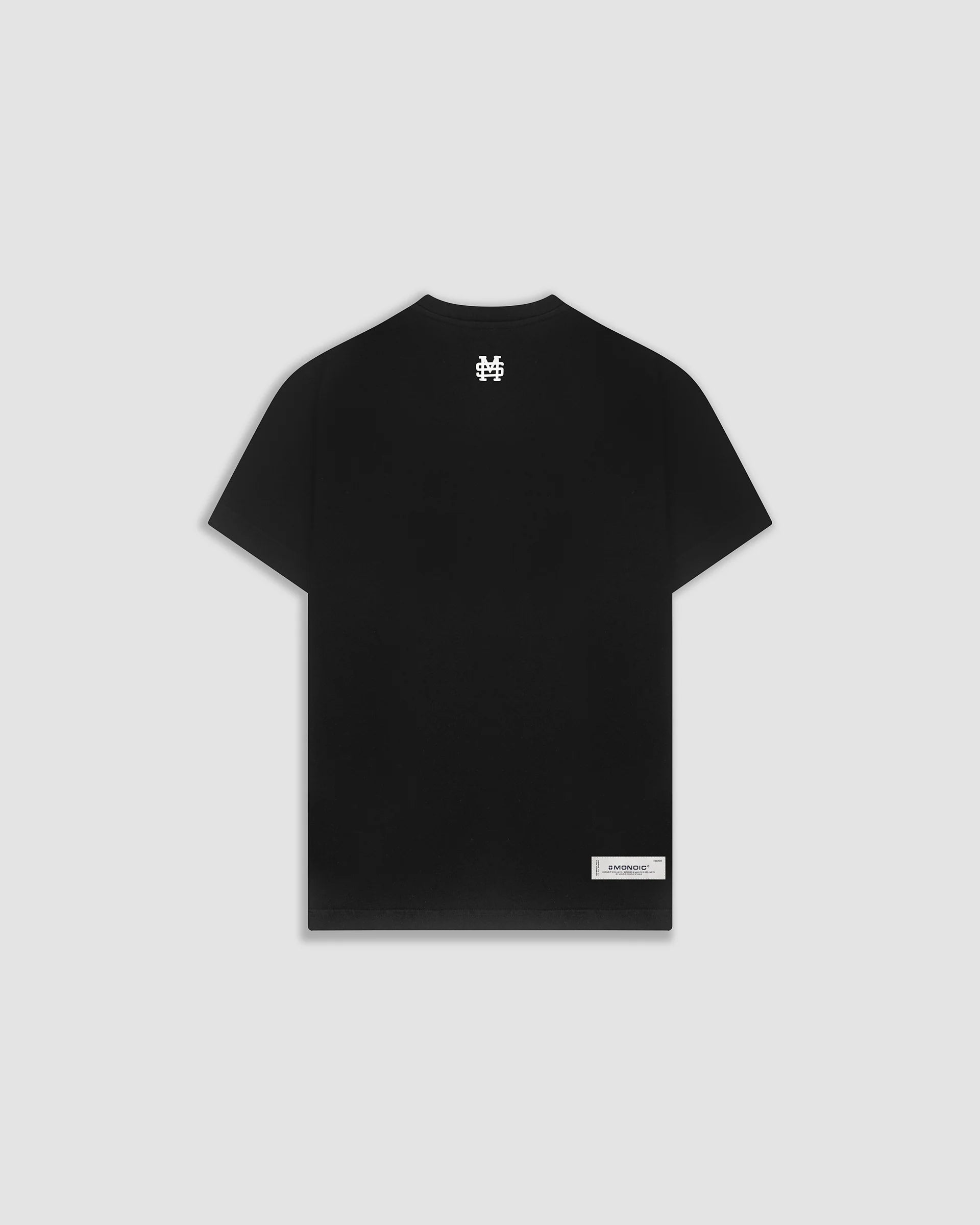 Monoic Camiseta Regular Fit Básica V2 - Negro Oscuro