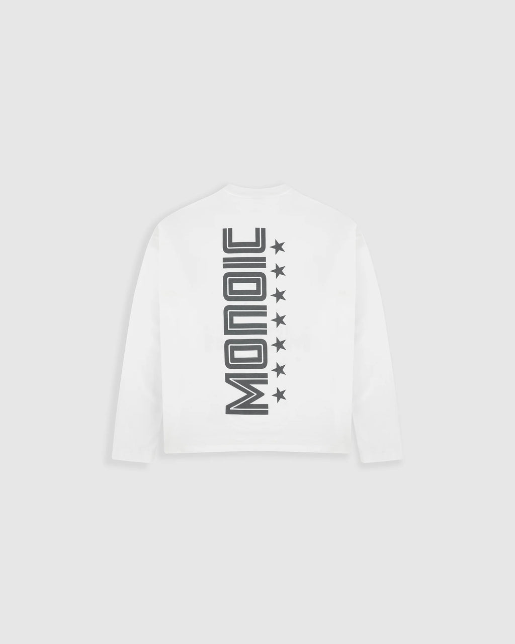 Monoic Camiseta Oversized Shield Long Sleeve - Off White
