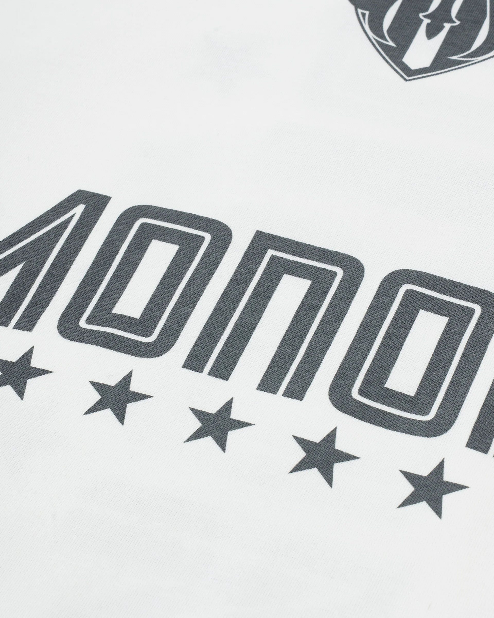 Monoic Camiseta Oversized Shield Long Sleeve - Off White