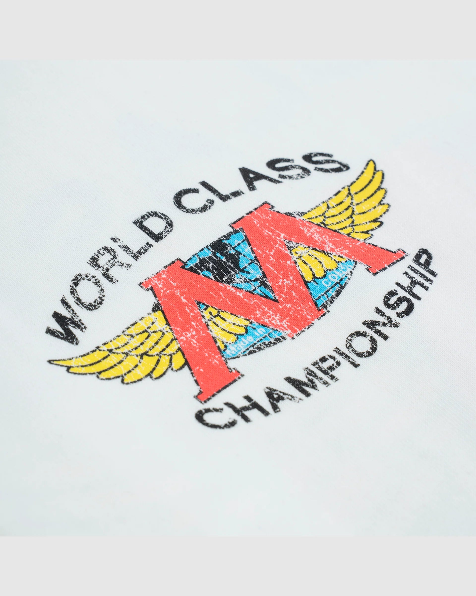 Monoic Camiseta Boxy Fit World Class - Cloud Dancer