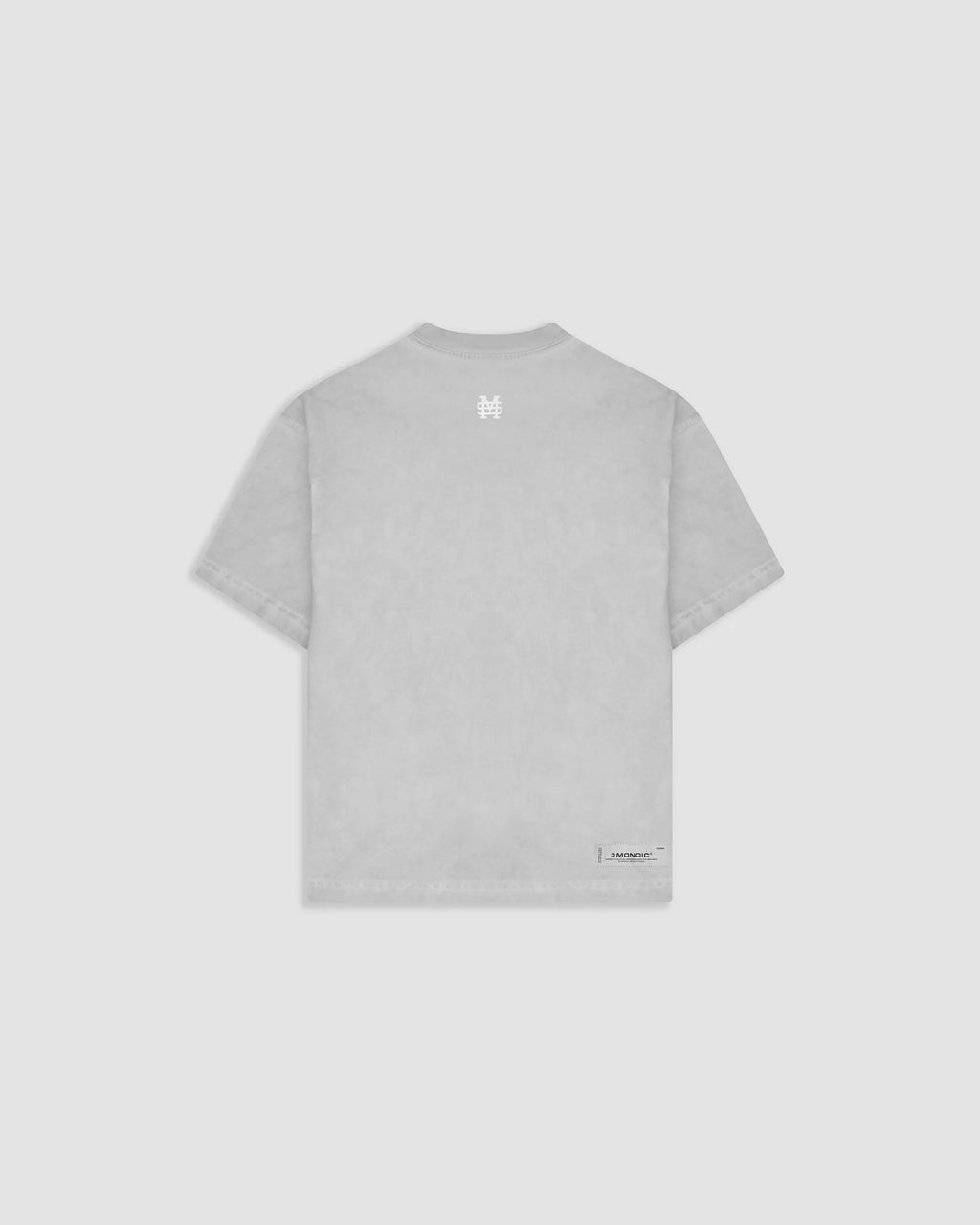 Monoic Camiseta Boxy Fit Básica V2 - Gris Desgastado