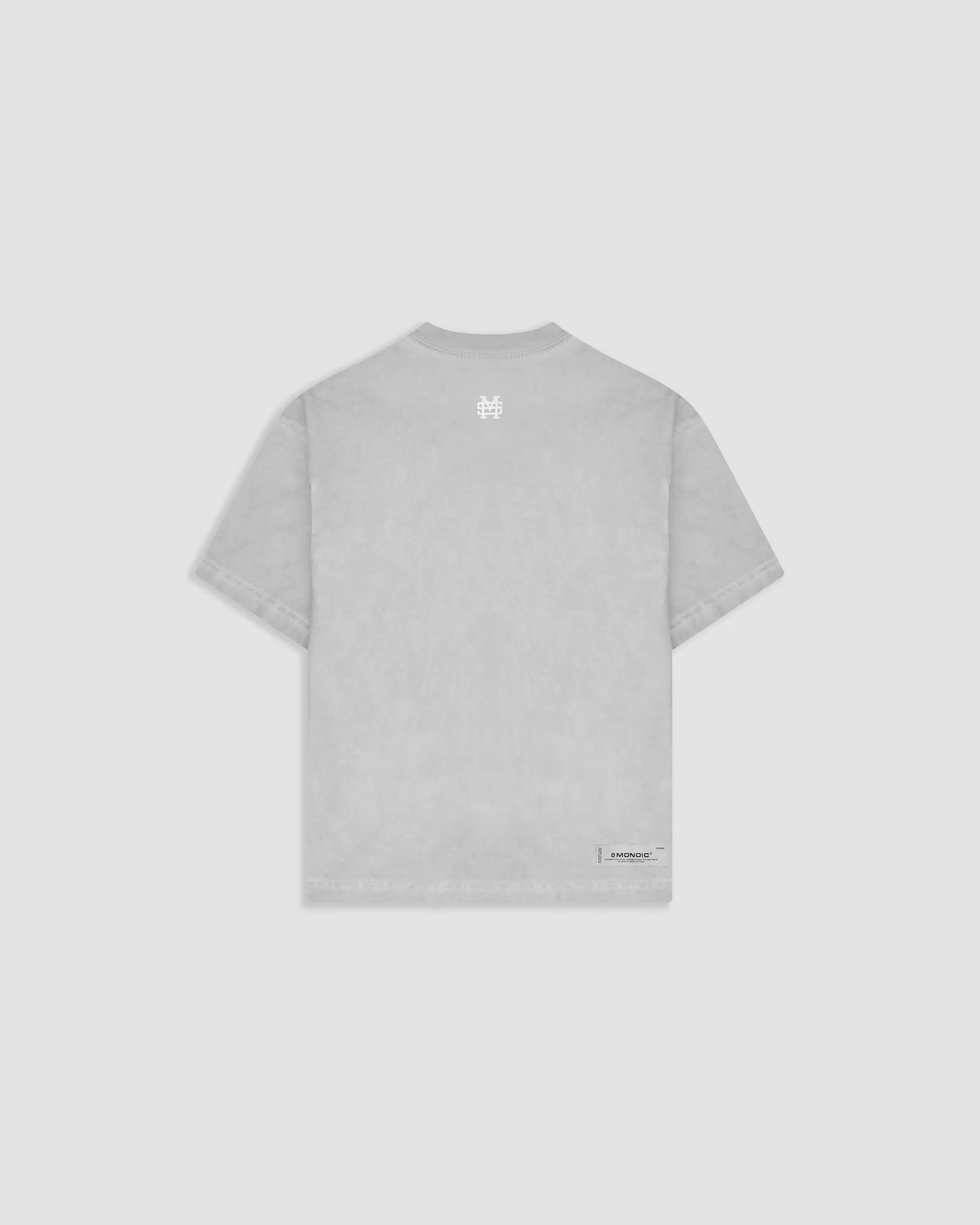 Monoic Camiseta Boxy Fit Básica V2 - Gris Desgastado