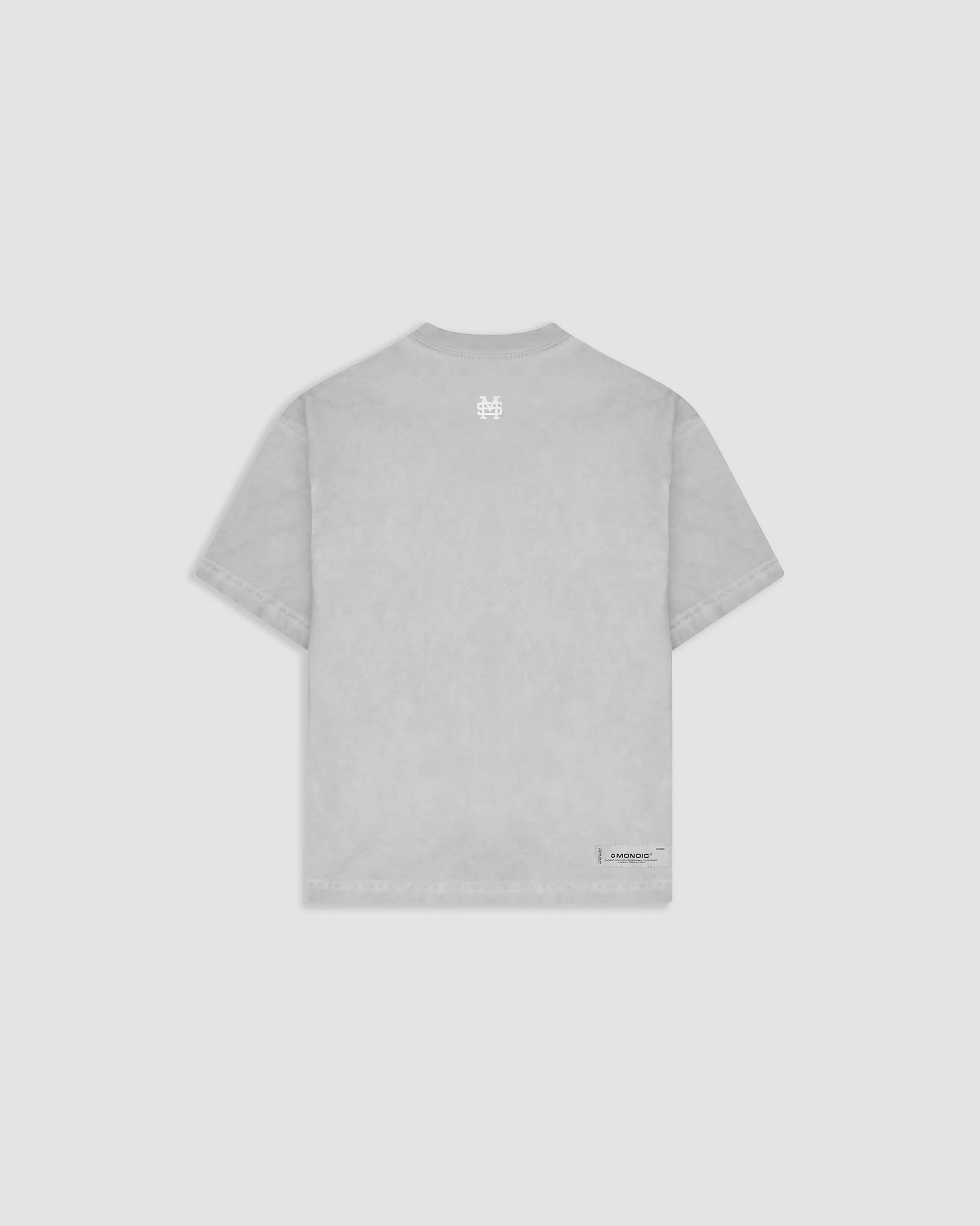 Monoic Camiseta Boxy Fit Básica V2 - Gris Desgastado