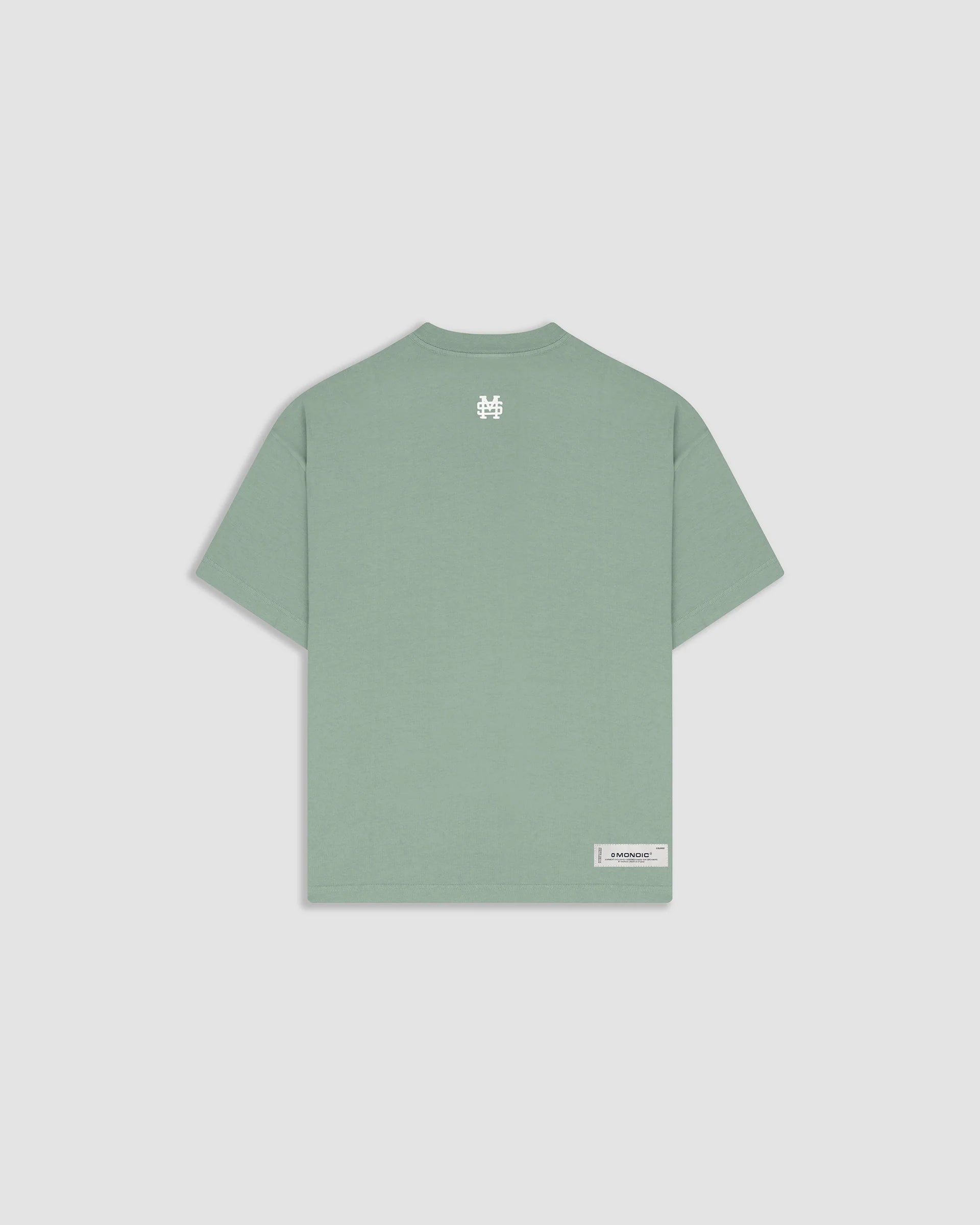 Monoic Camiseta Boxy Fit Básica V2 - Verde Menta