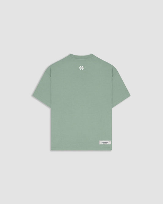 Monoic Camiseta Boxy Fit Básica V2 - Verde Menta