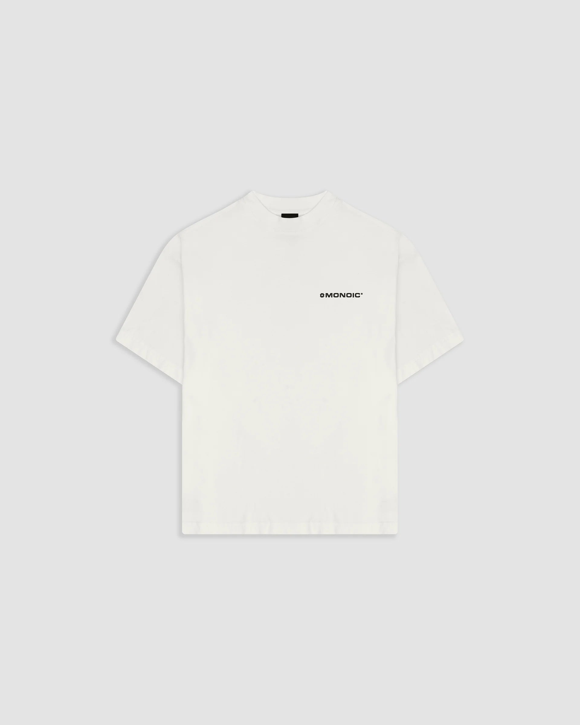 Monoic Camiseta Boxy Fit Básica V2 - Off White
