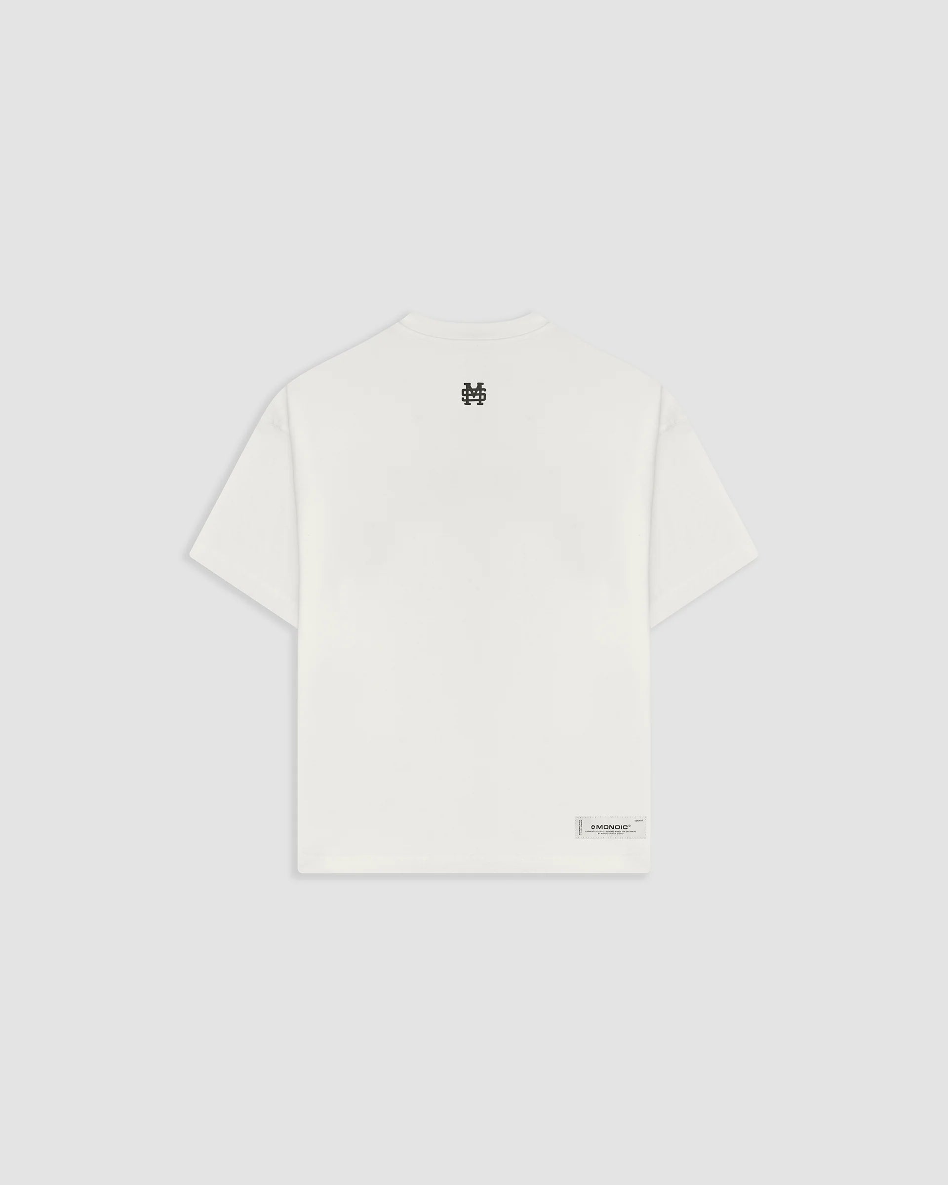 Monoic Camiseta Boxy Fit Básica V2 - Off White