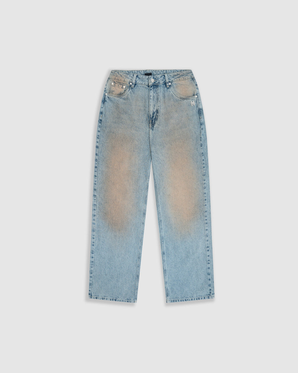 Monoic Straight Fit Rally Jeans - Dirty Blue