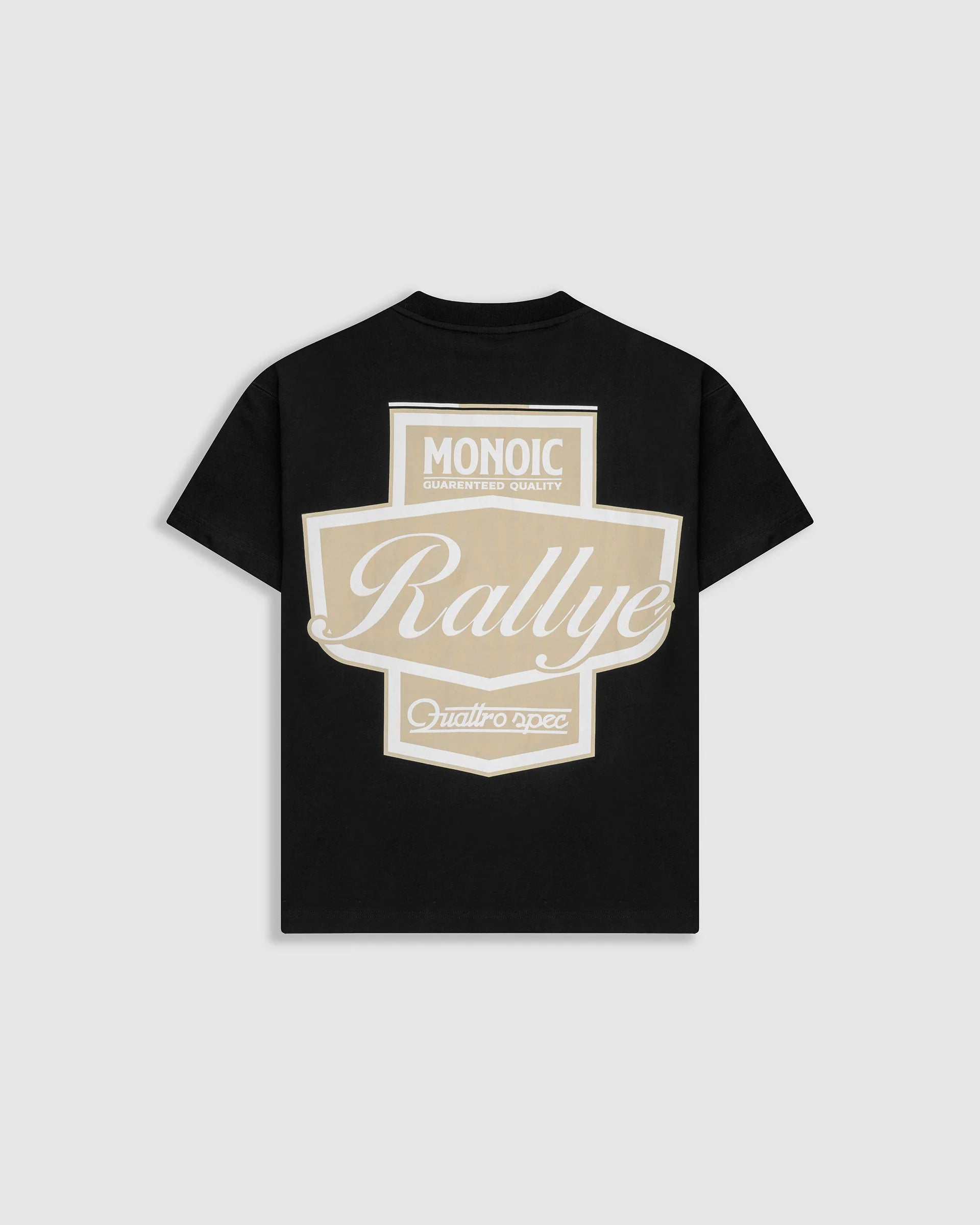 Monoic Camiseta Oversized Rallye - Negro Oscuro