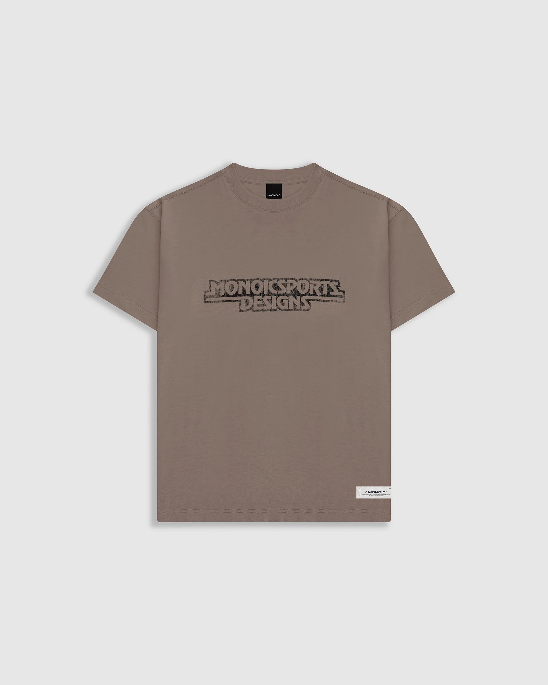 Monoic Camiseta Oversized Sponsors - Sand