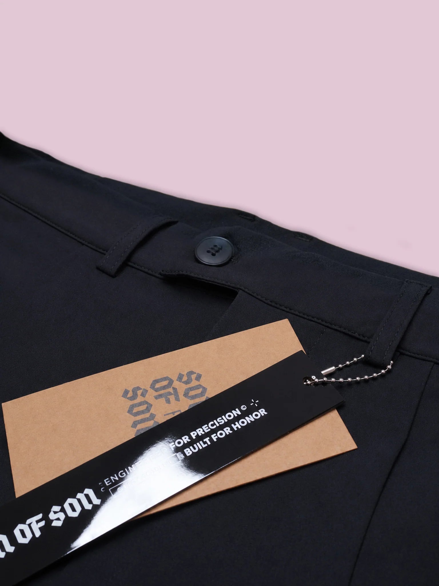 Son of son Succession Tailored Pant — Black PN-001