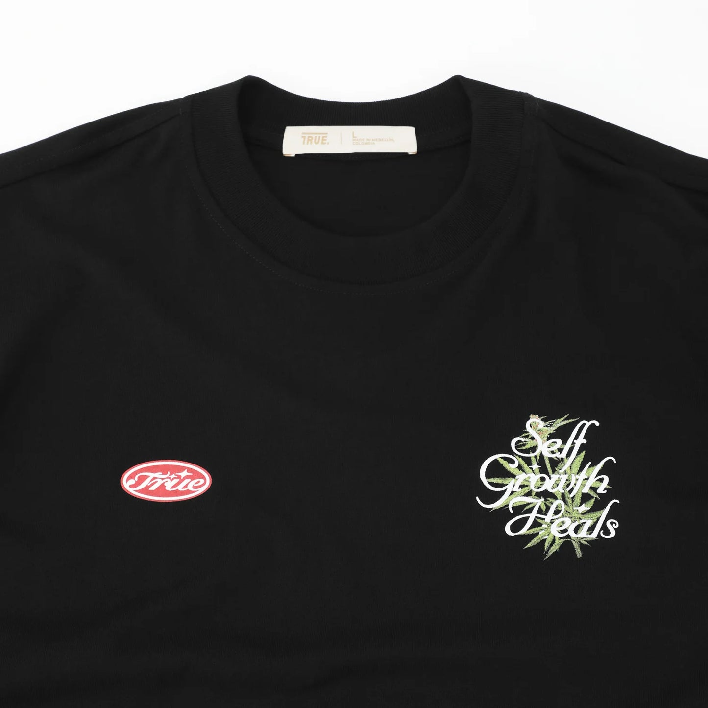 True Self Growth Oversized T-Shirt - Black