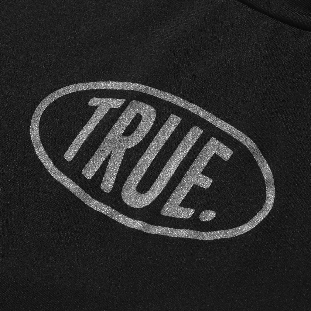 True Short Sleeve Crewneck Bodysuit - Black