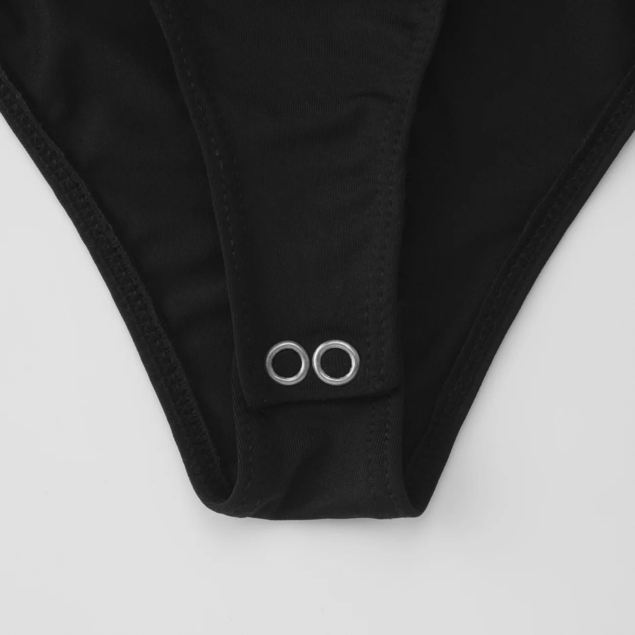 True Short Sleeve Crewneck Bodysuit - Black