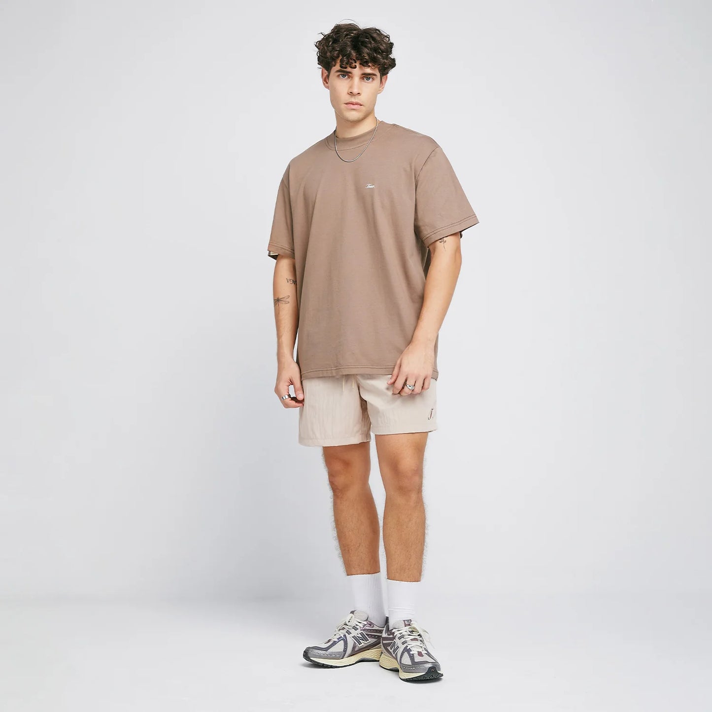 True Signature T-Shirt - Light Brown