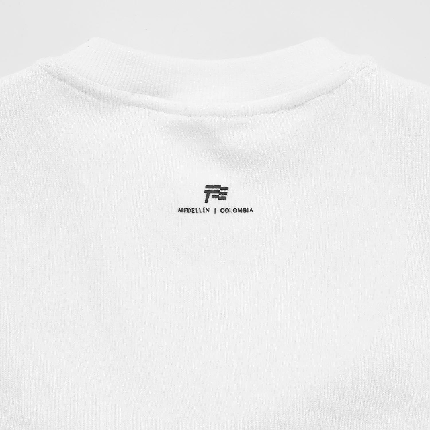 True Slim Ribbed Fitted Tee - White